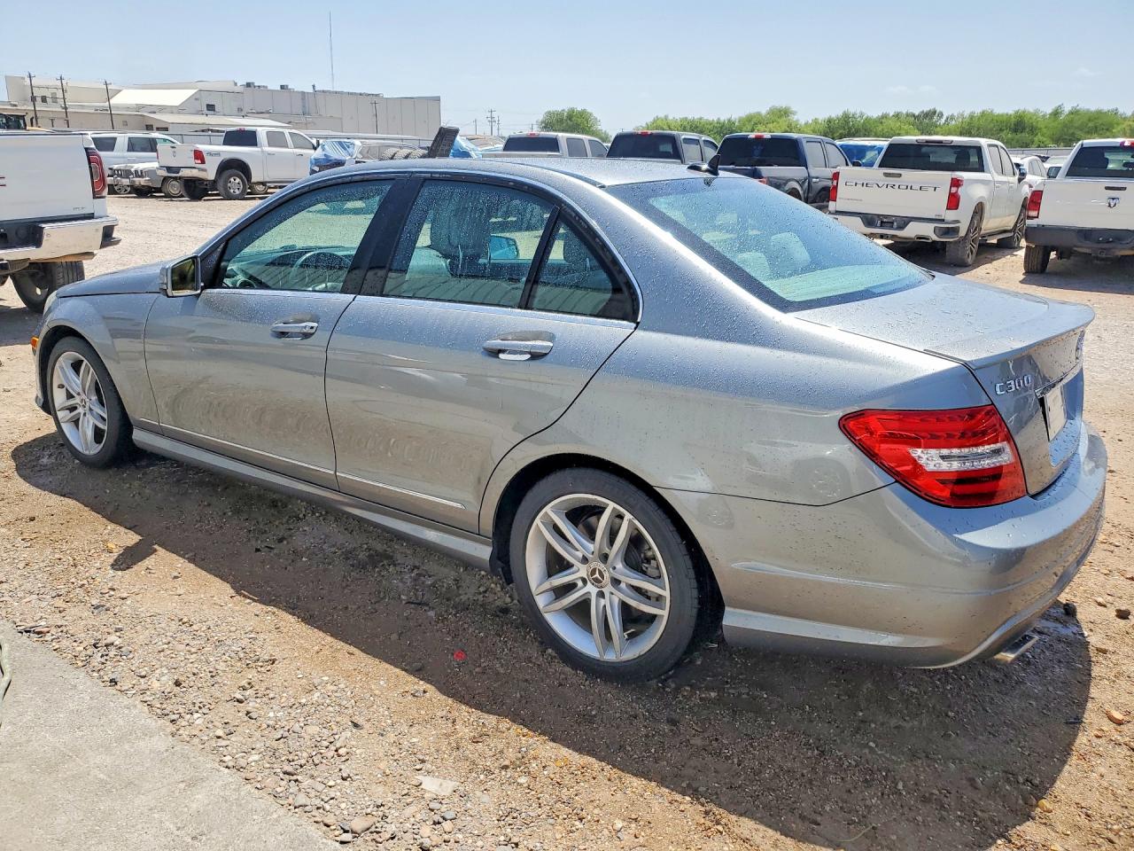 2013 Mercedes-benz C 300 4matic Gray vin: WDDGF8AB6DG141850