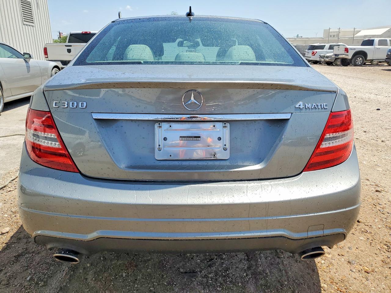 2013 Mercedes-benz C 300 4matic Gray vin: WDDGF8AB6DG141850
