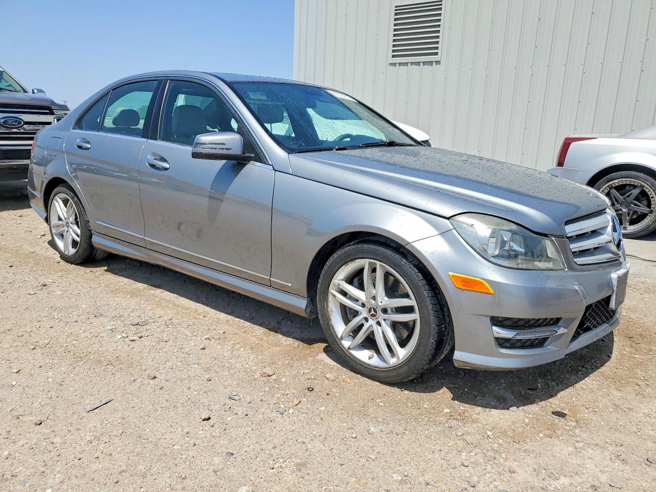 2013 Mercedes-benz C 300 4matic Gray vin: WDDGF8AB6DG141850