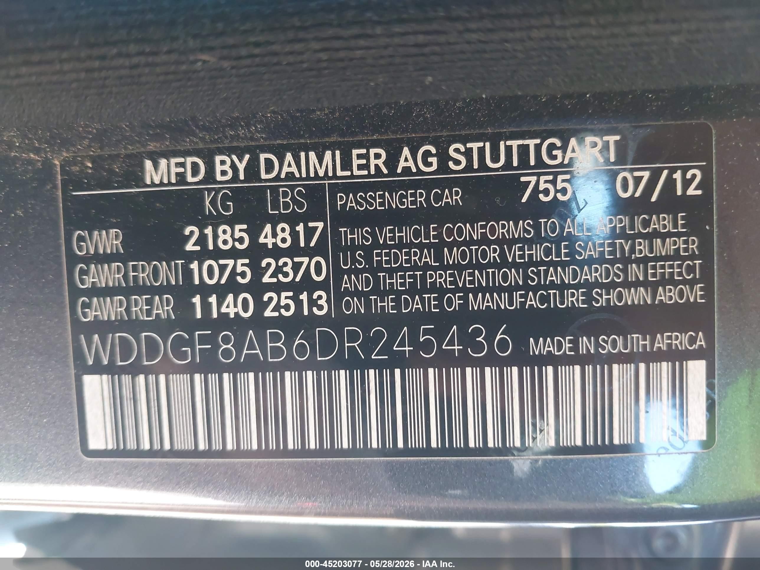 2013 Mercedes-benz C 300 Sport 4matic Gray vin: WDDGF8AB6DR245436