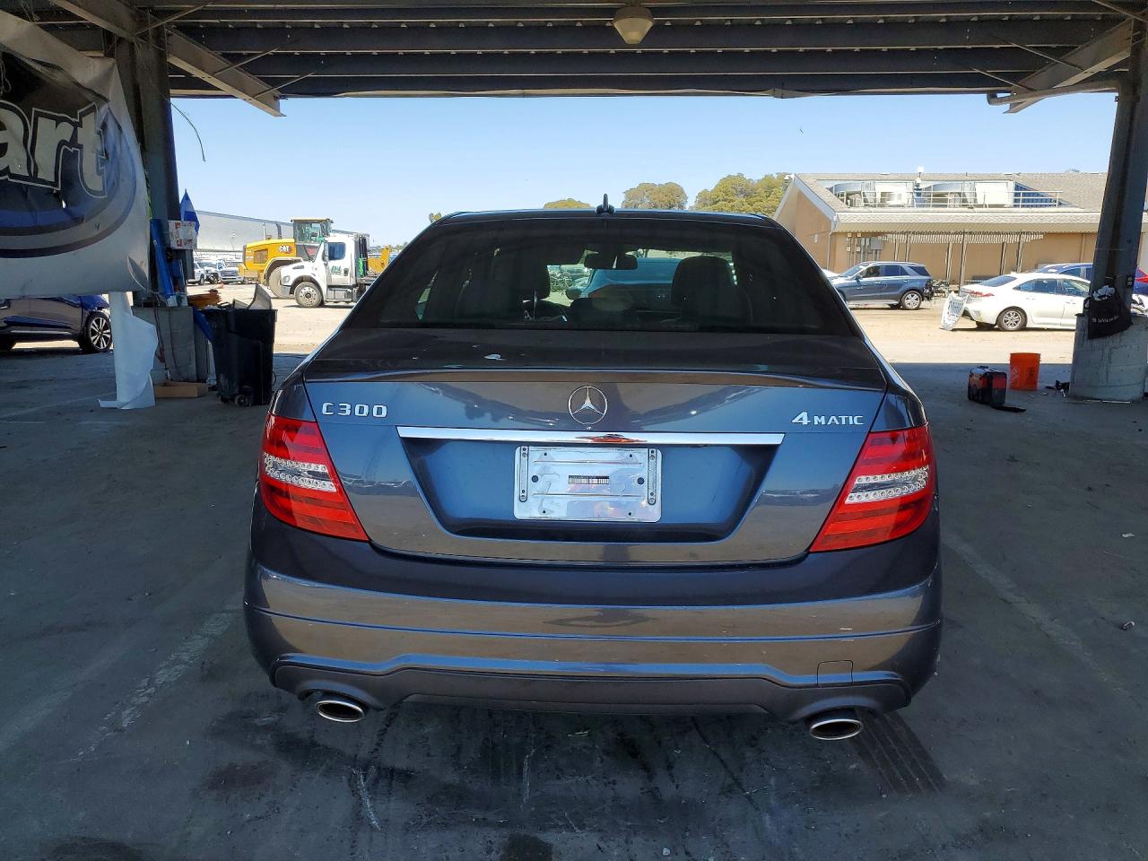 2013 Mercedes-benz C 300 4matic Gray vin: WDDGF8AB6DR273320