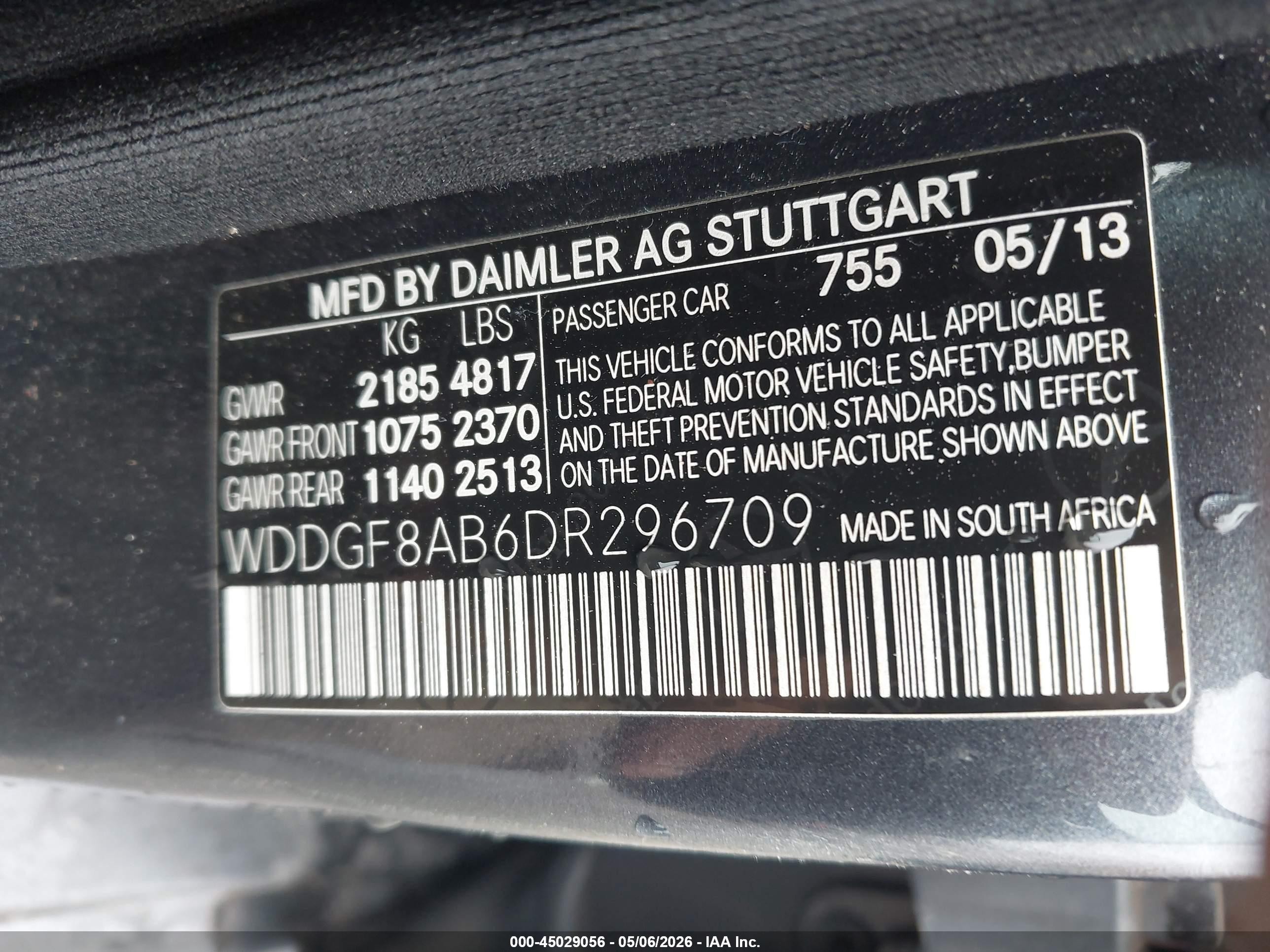 2013 Mercedes-benz C 300 Sport 4matic Синий vin: WDDGF8AB6DR296709