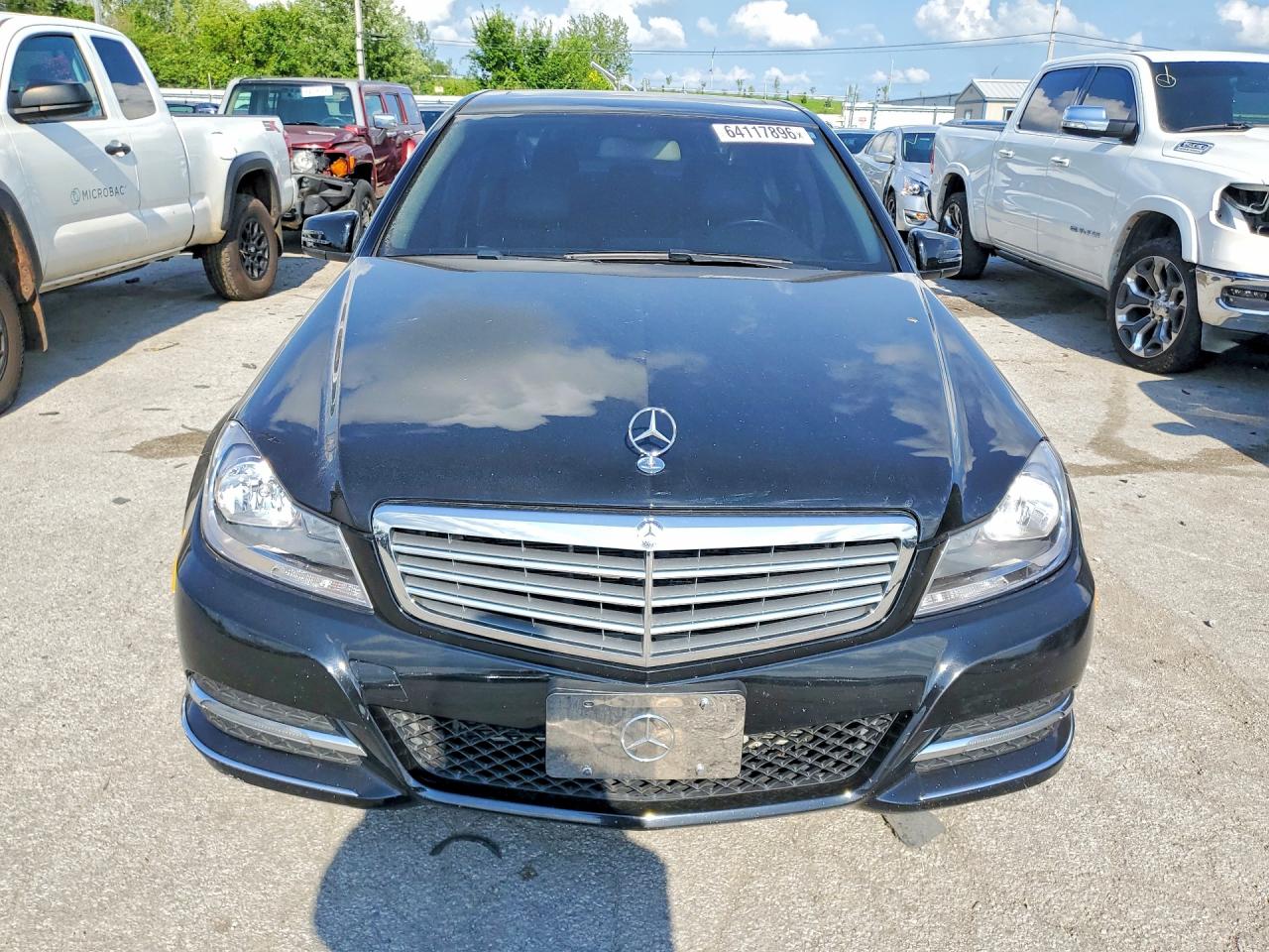 2014 Mercedes-benz C 300 4matic Black vin: WDDGF8AB6EA920721