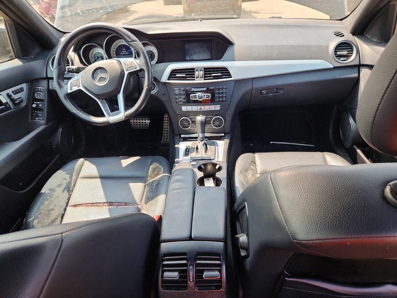 2014 Mercedes-benz C 300 4matic Black vin: WDDGF8AB6EA921948