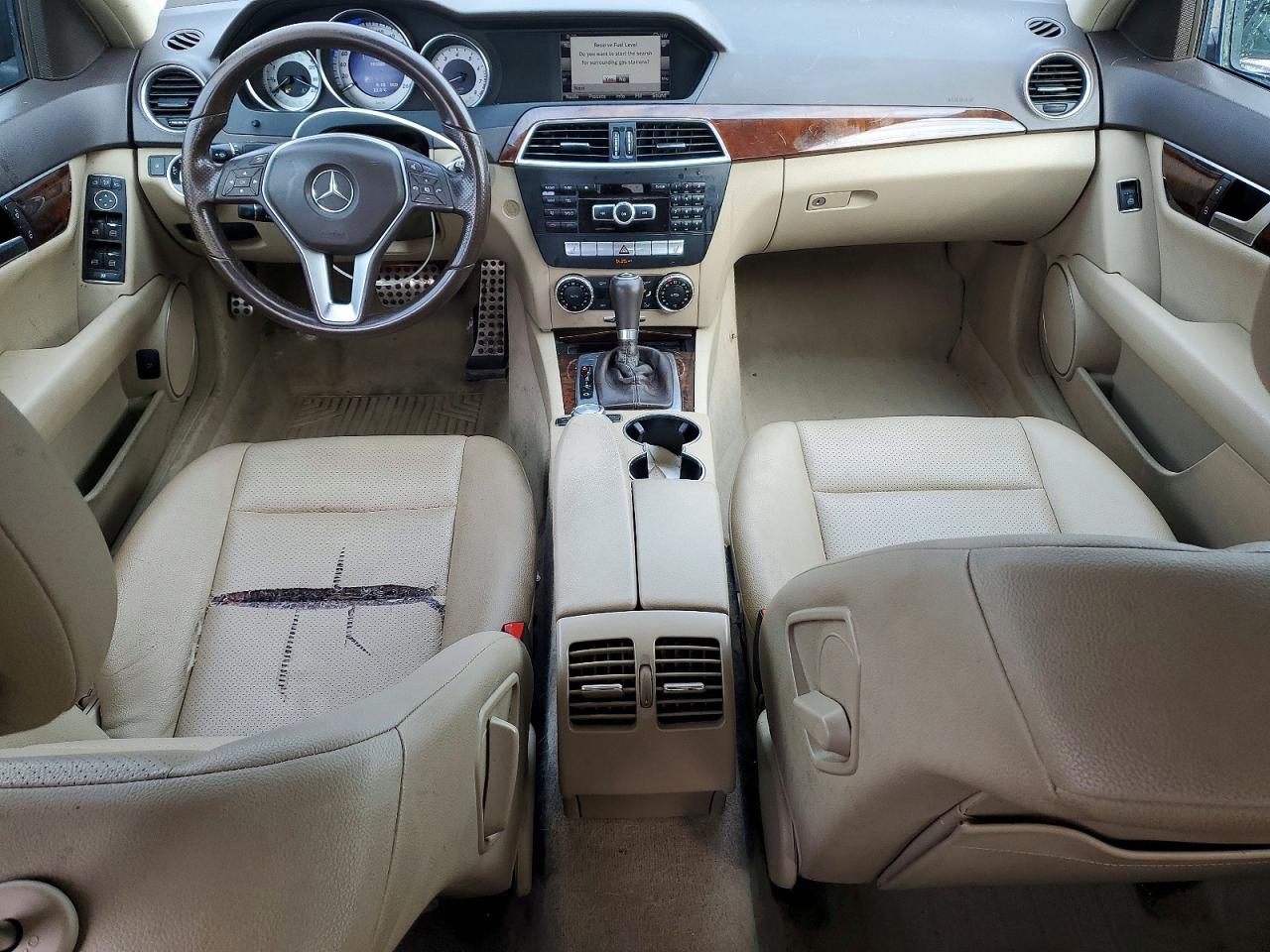2014 Mercedes-benz C 300 4matic Blue vin: WDDGF8AB6EA939950