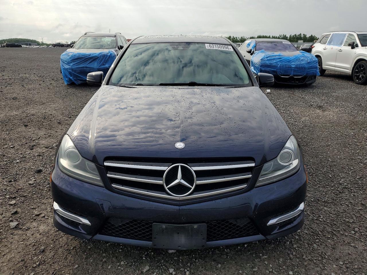 2014 Mercedes-benz C 300 4matic Blue vin: WDDGF8AB6EA939950