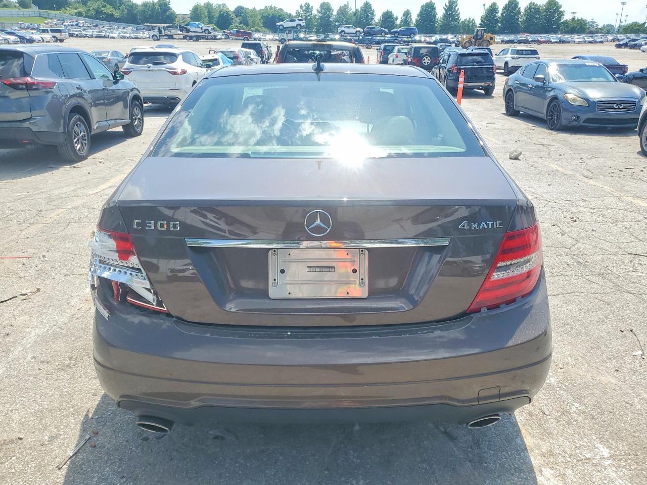 2014 Mercedes-benz C-class C300 Sport 4 Brown vin: WDDGF8AB6EA941813