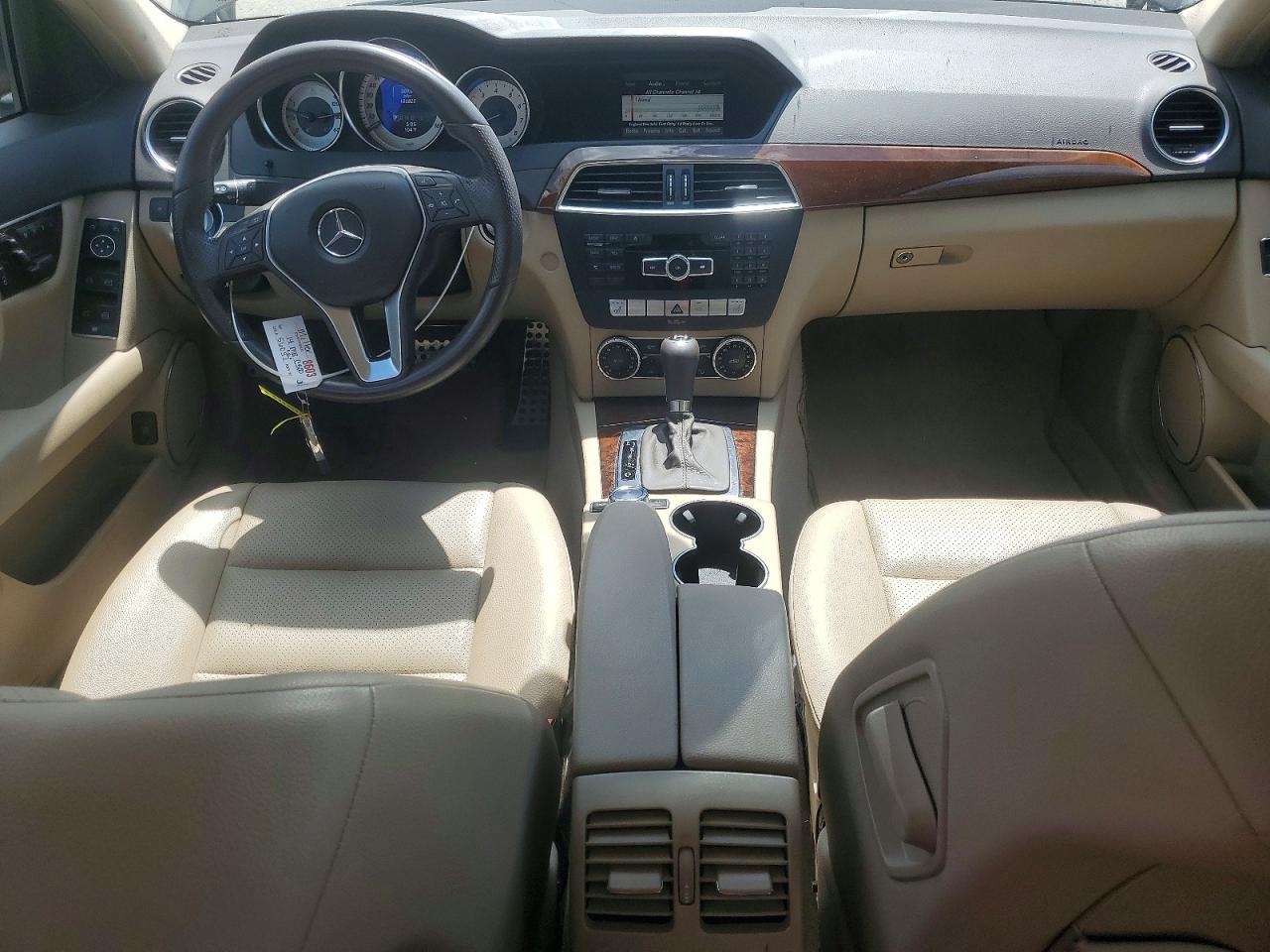 2014 Mercedes-benz C-class C300 Sport 4 Brown vin: WDDGF8AB6EA941813