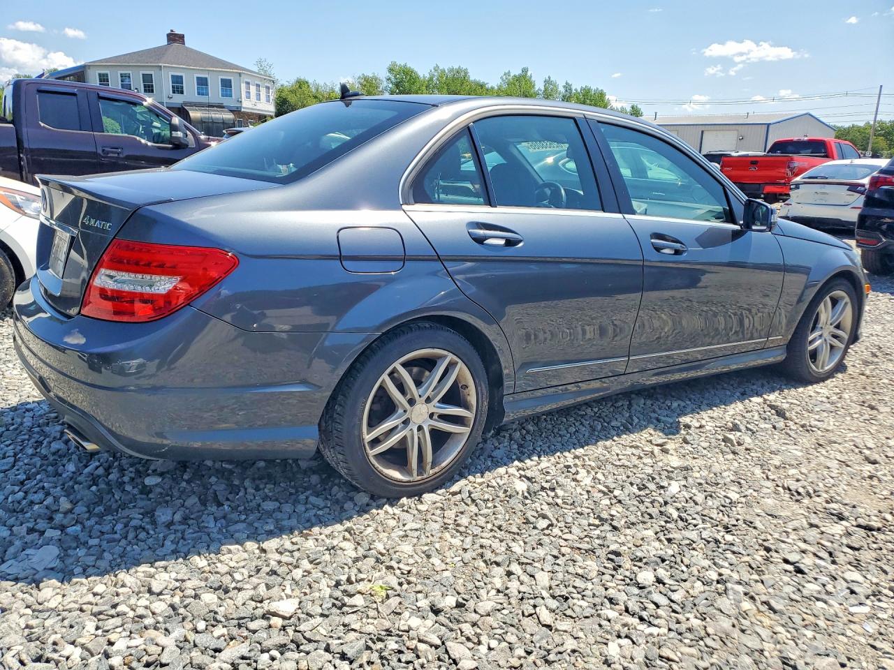 2014 Mercedes-benz C 300 4matic Charcoal vin: WDDGF8AB6EA955811