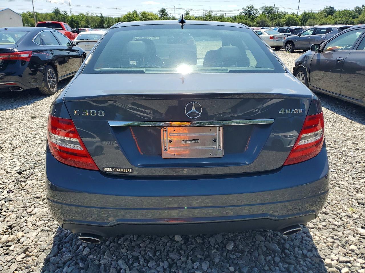 2014 Mercedes-benz C 300 4matic Charcoal vin: WDDGF8AB6EA955811