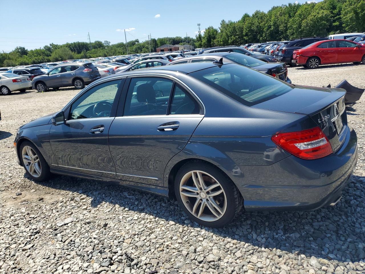2014 Mercedes-benz C 300 4matic Charcoal vin: WDDGF8AB6EA955811