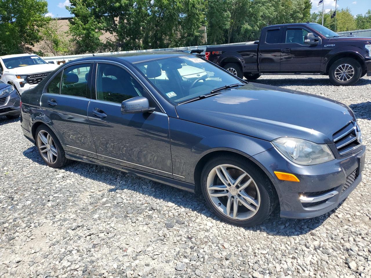 2014 Mercedes-benz C 300 4matic Charcoal vin: WDDGF8AB6EA955811