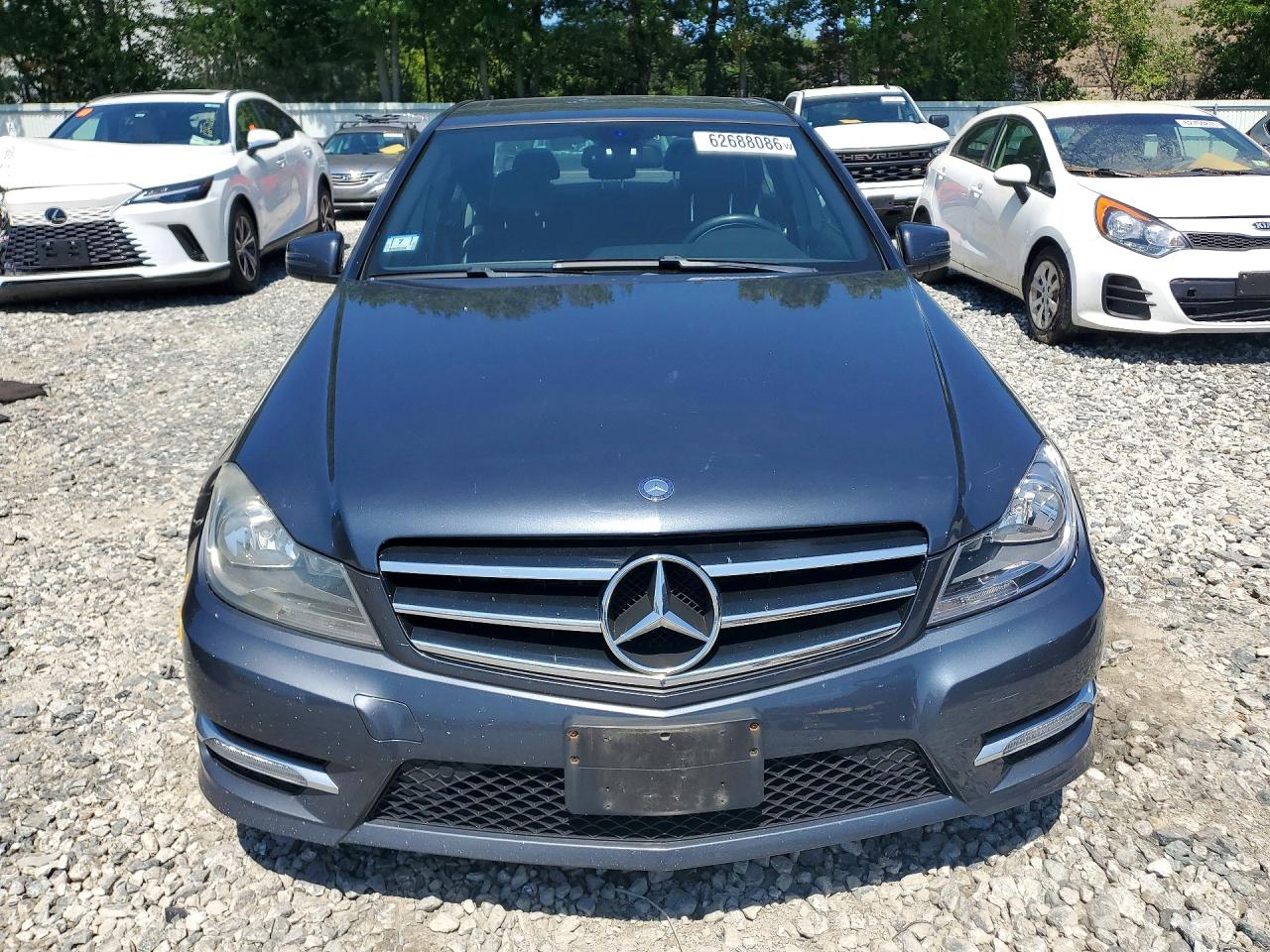 2014 Mercedes-benz C 300 4matic Charcoal vin: WDDGF8AB6EA955811