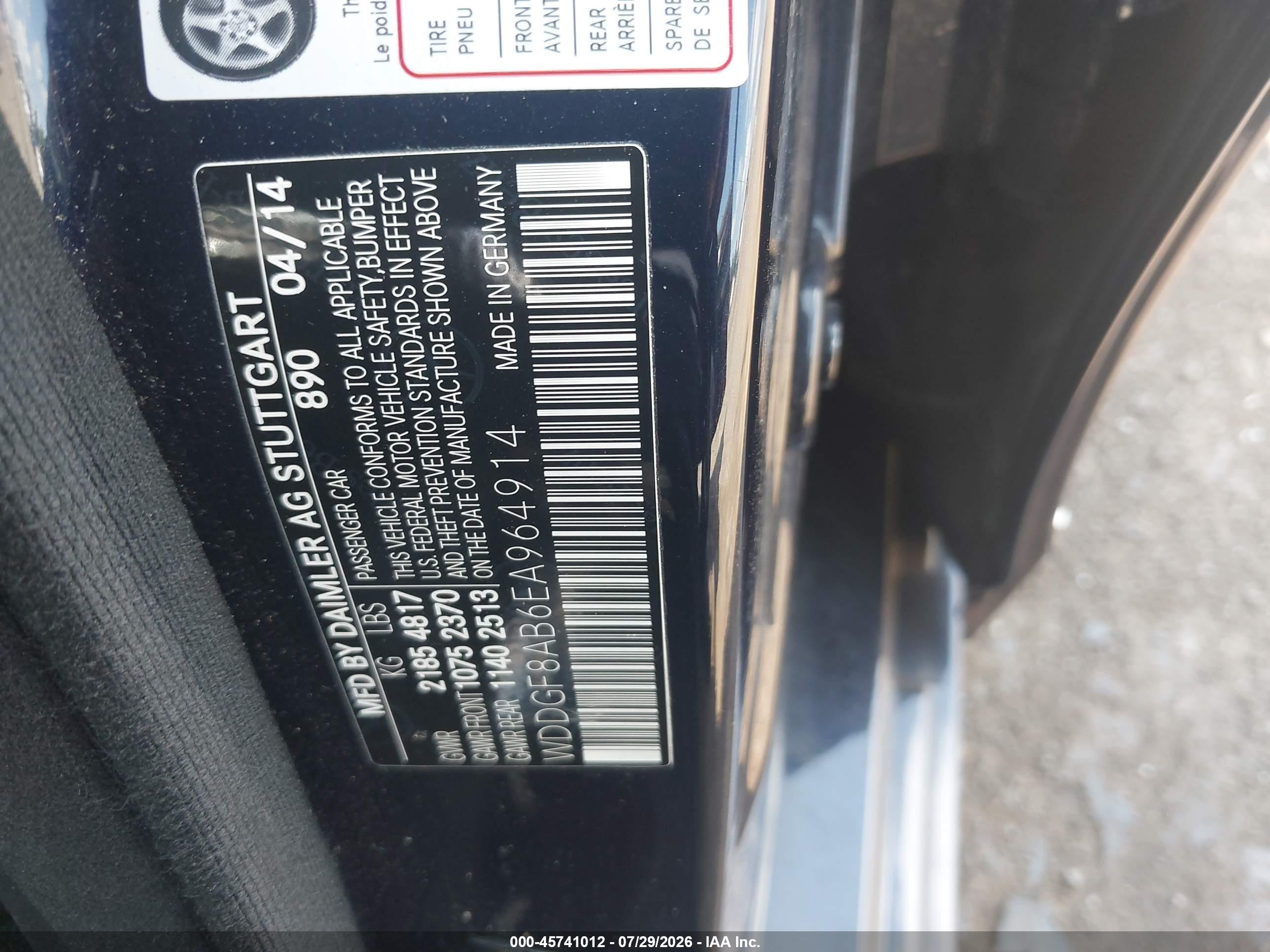 2014 Mercedes-benz C 300 Sport 4matic Blue vin: WDDGF8AB6EA964914