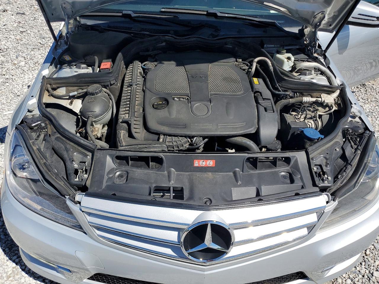 2014 Mercedes-benz C 300 4matic Silver vin: WDDGF8AB6EG188149