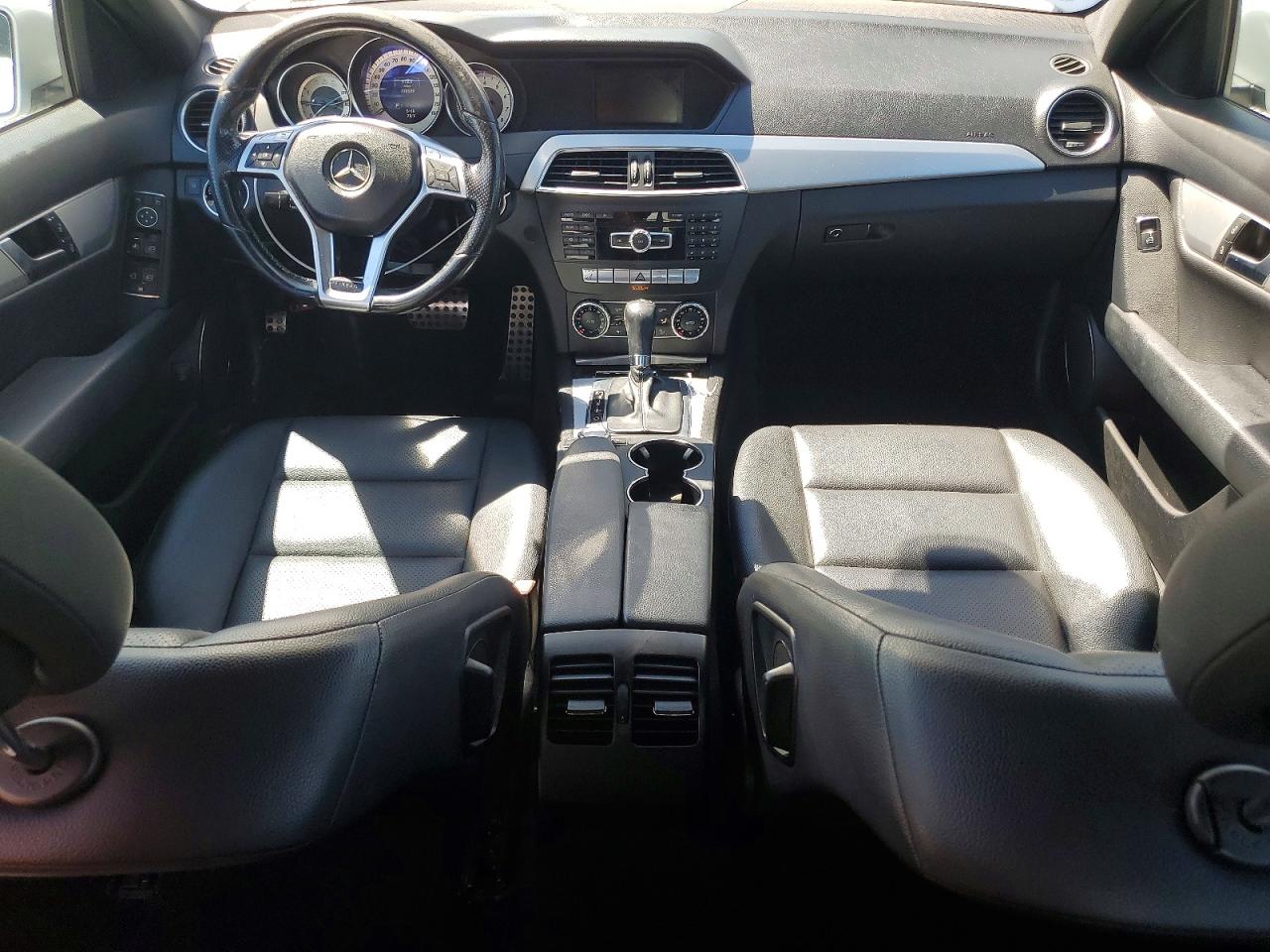 2014 Mercedes-benz C 300 4matic Silver vin: WDDGF8AB6EG188149