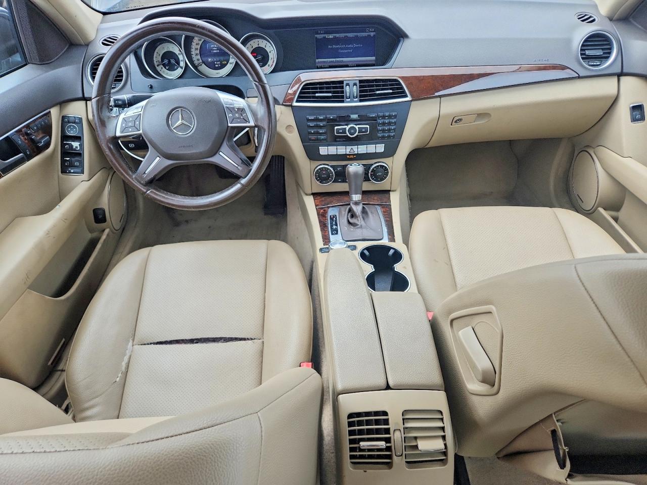 2014 Mercedes-benz C 300 4matic Black vin: WDDGF8AB6ER306401