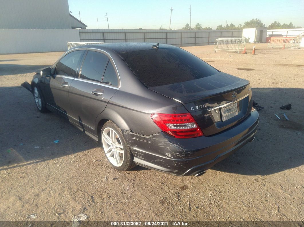 2014 Mercedes-benz C-class C 300 Gray vin: WDDGF8AB6ER315373