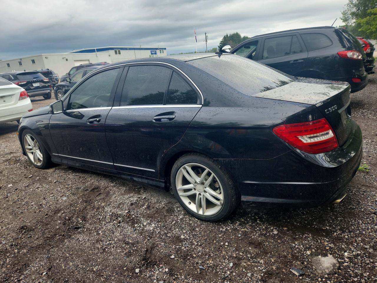 2013 Mercedes-benz C 300 4matic Черный vin: WDDGF8AB7DA772240