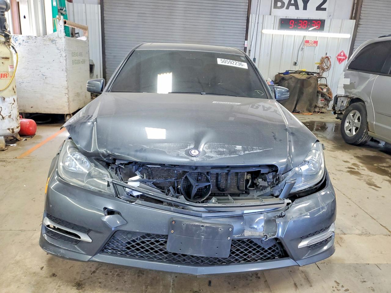 2013 Mercedes-benz C 300 4matic Gray vin: WDDGF8AB7DA812977