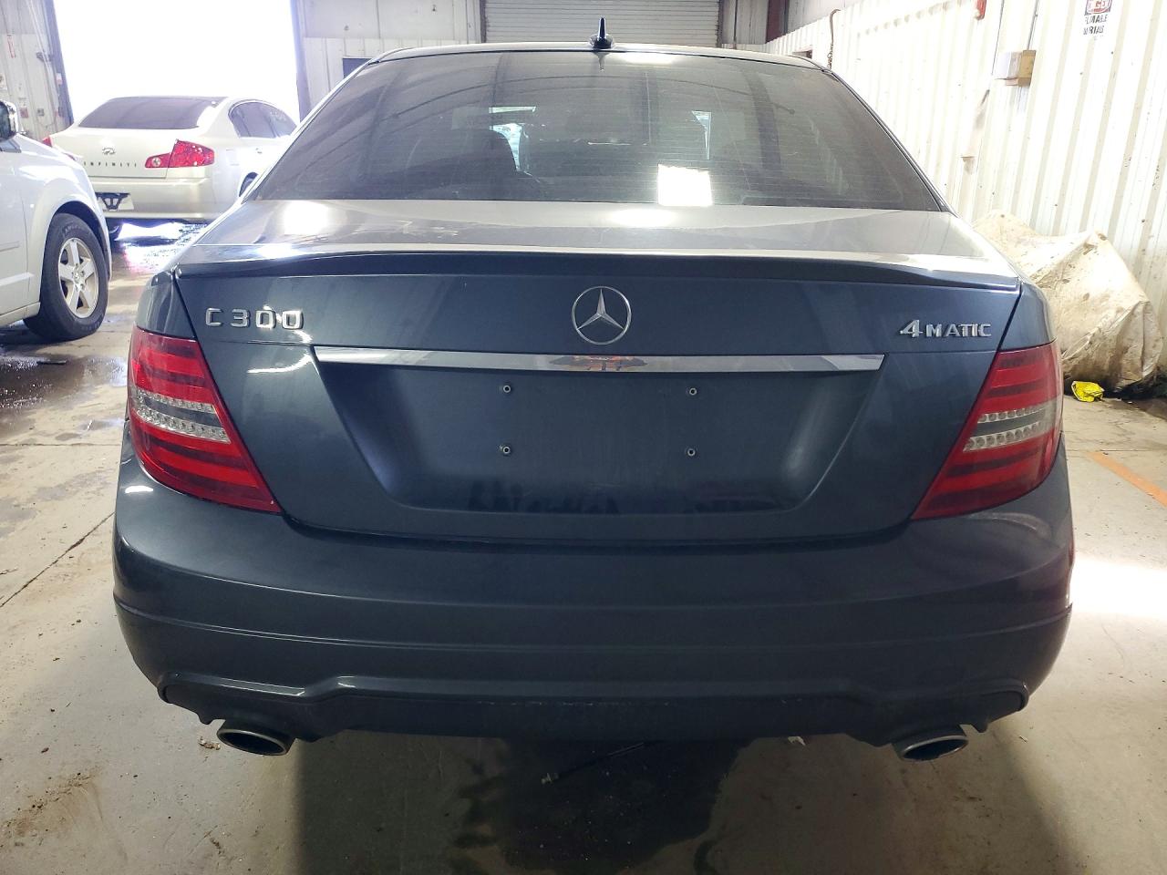 2013 Mercedes-benz C 300 4matic Gray vin: WDDGF8AB7DA812977