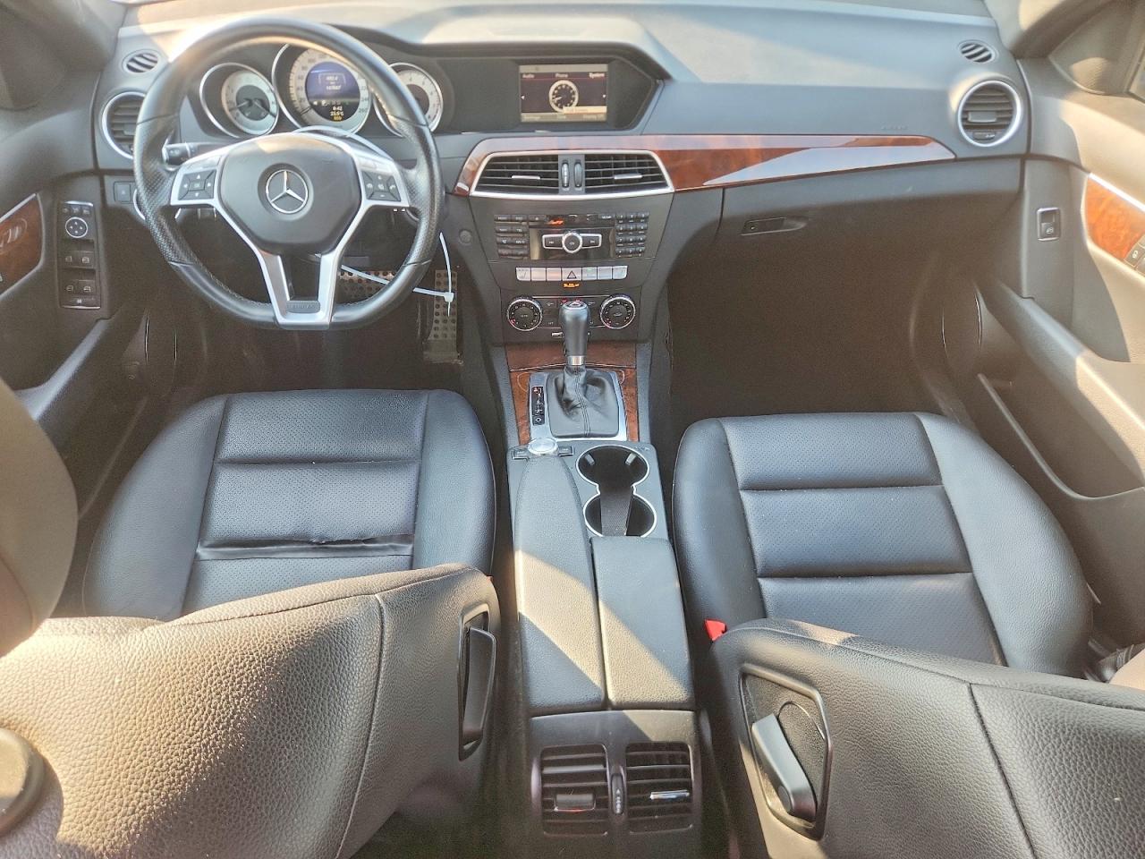 2013 Mercedes-benz C 300 4matic Black vin: WDDGF8AB7DA842240