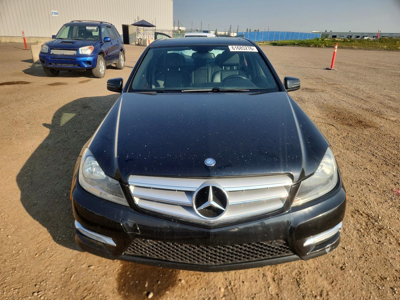 2013 Mercedes-benz C 300 4matic Black vin: WDDGF8AB7DA842240