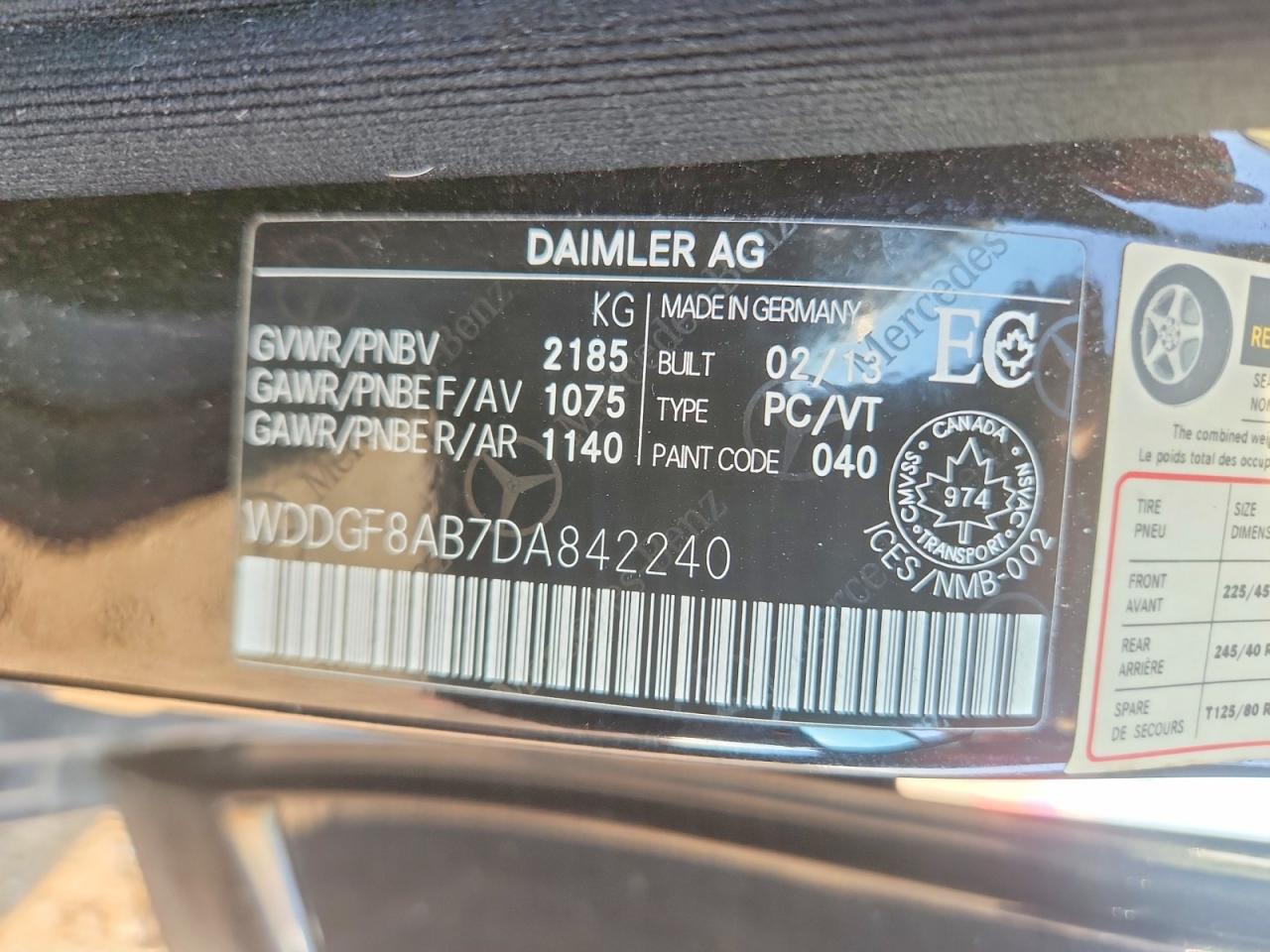 2013 Mercedes-benz C 300 4matic Black vin: WDDGF8AB7DA842240