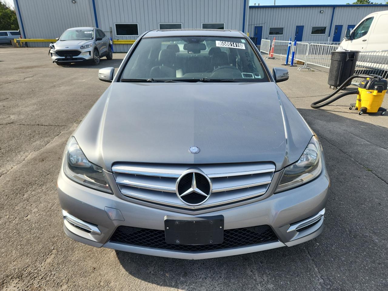 2013 Mercedes-benz C 300 4matic Silver vin: WDDGF8AB7DG044074 Damage: Hood, Heavy Scratch, 6 To 7 Inches