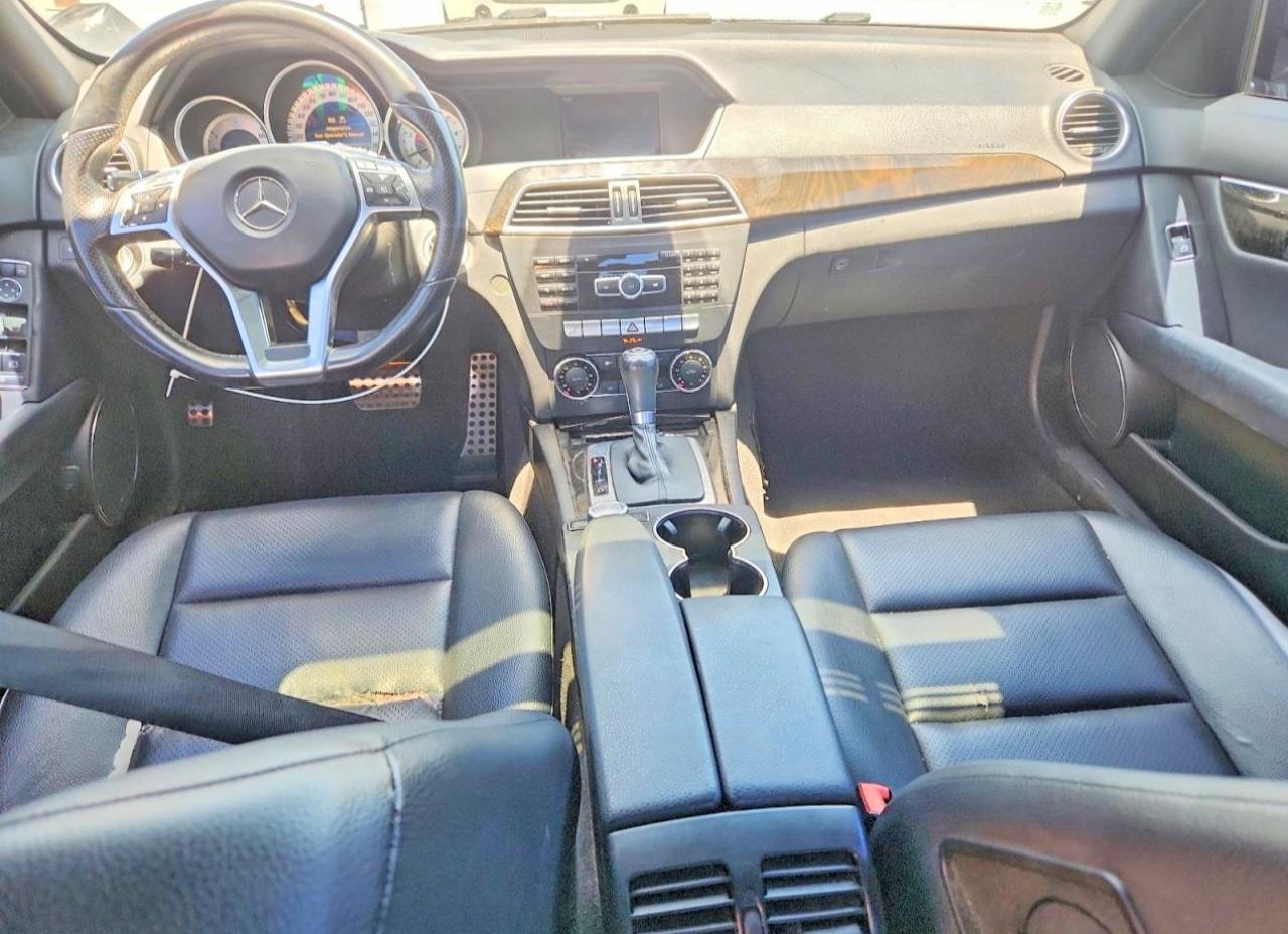 2013 Mercedes-benz C 300 4matic Black vin: WDDGF8AB7DG131554