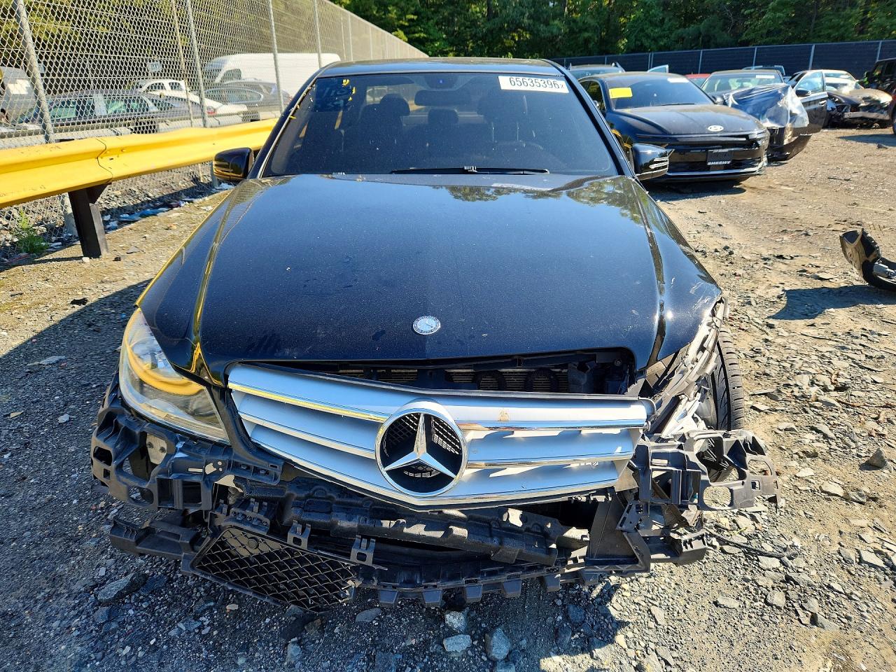 2013 Mercedes-benz C 300 4matic Black vin: WDDGF8AB7DR241539