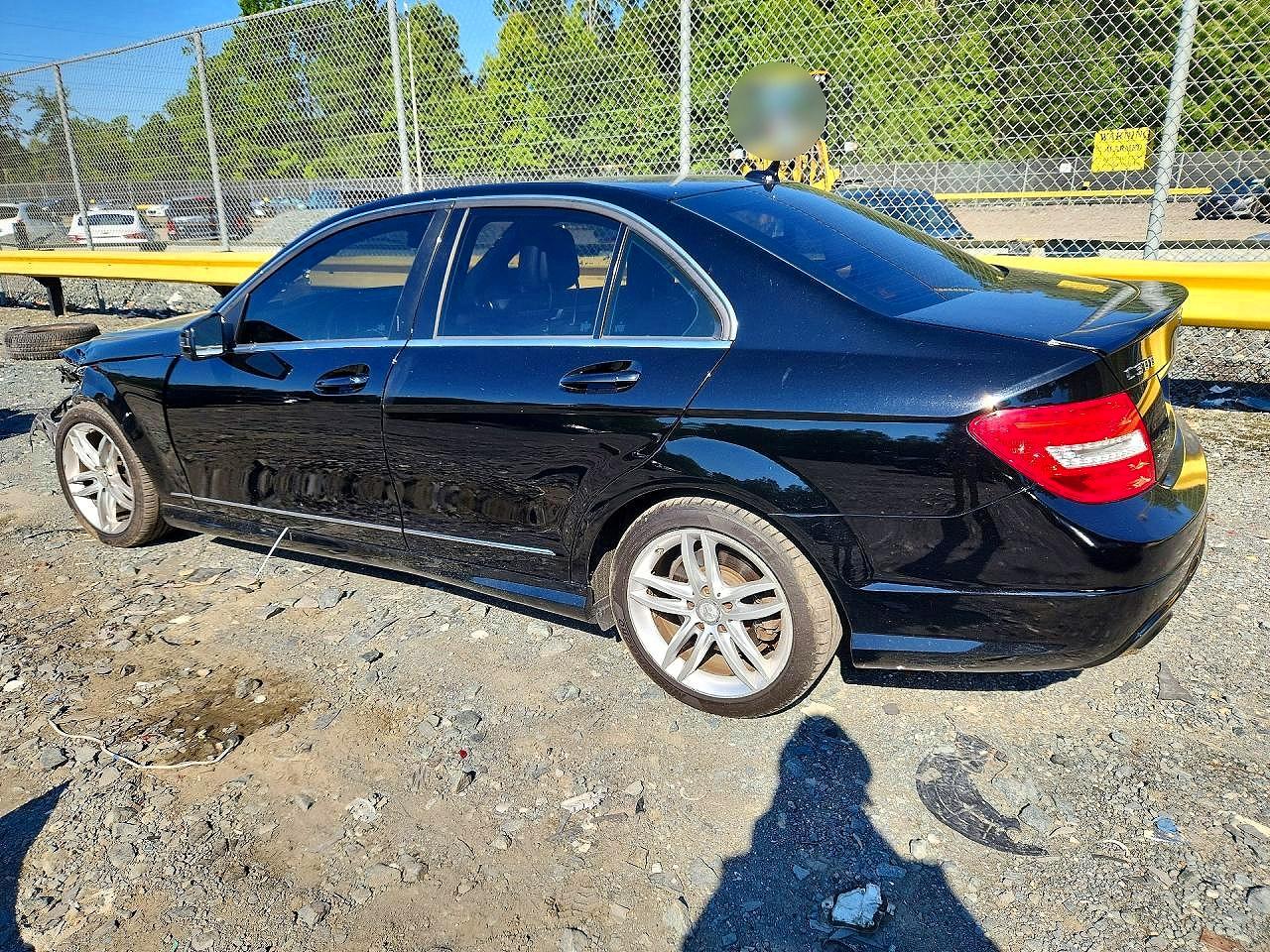 2013 Mercedes-benz C 300 4matic Black vin: WDDGF8AB7DR241539