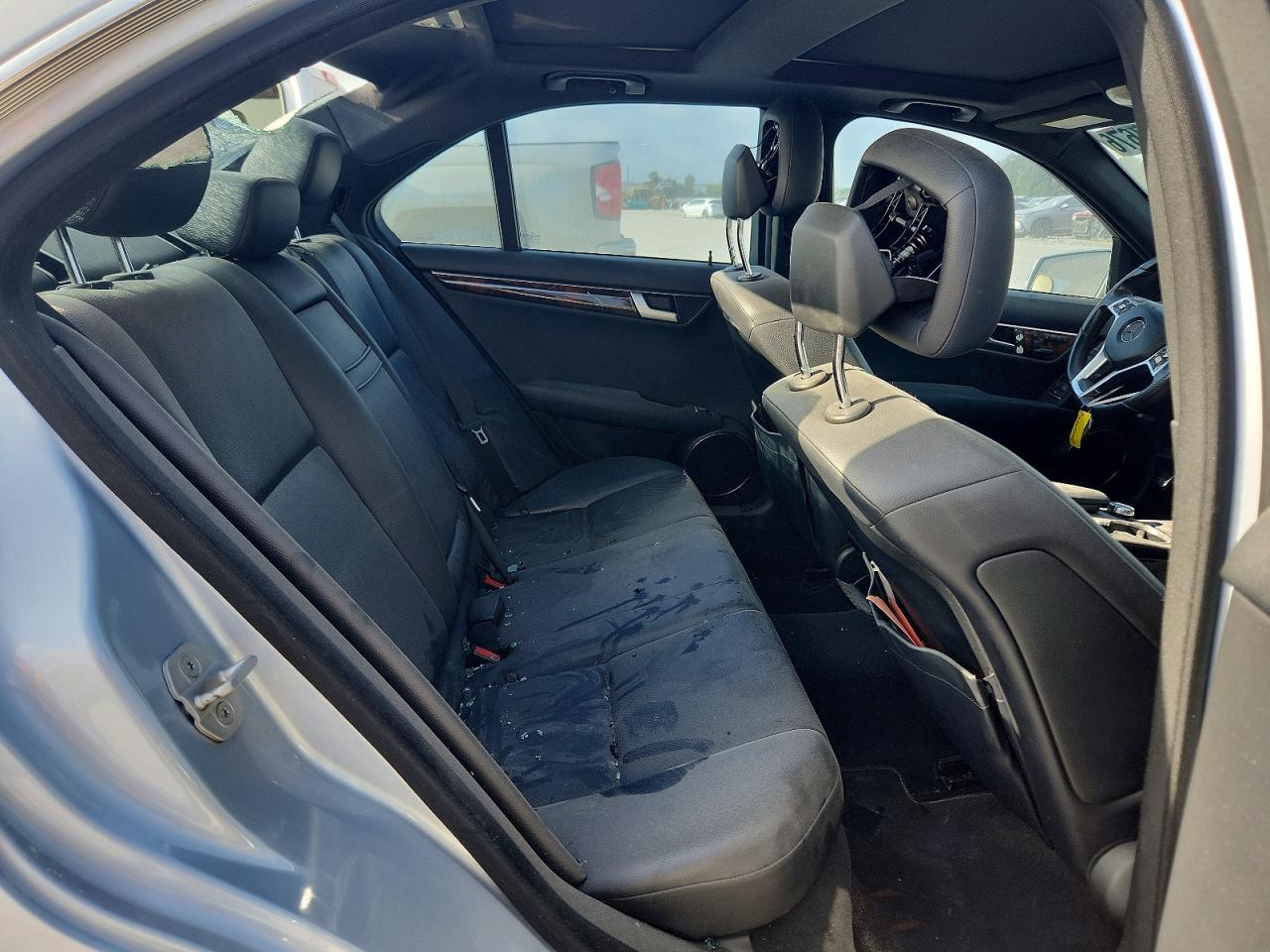 2013 Mercedes-benz C 300 4matic Silver vin: WDDGF8AB7DR248099