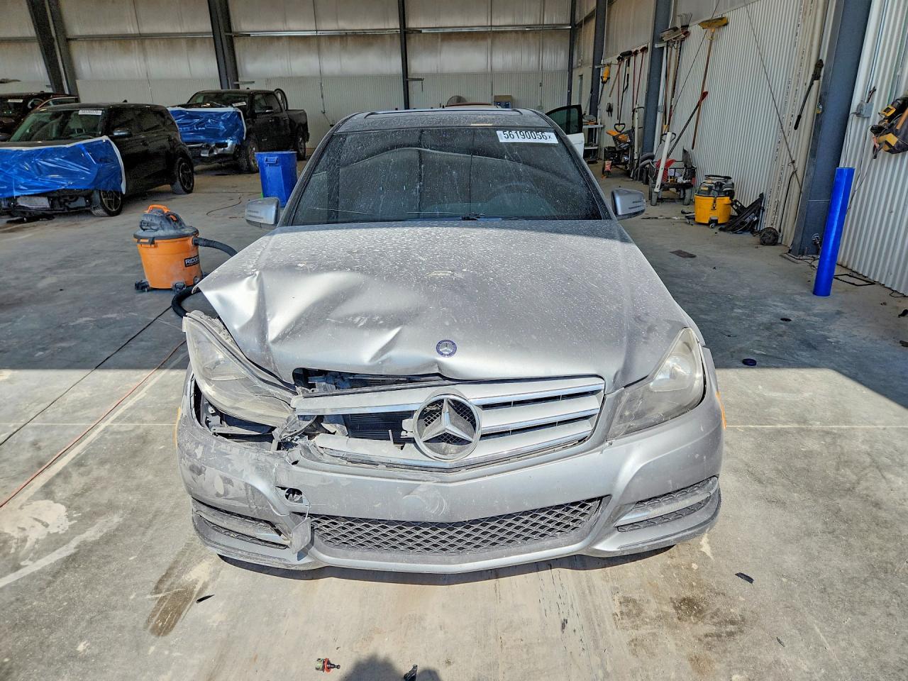 2013 Mercedes-benz C 300 4matic Gray vin: WDDGF8AB7DR256767