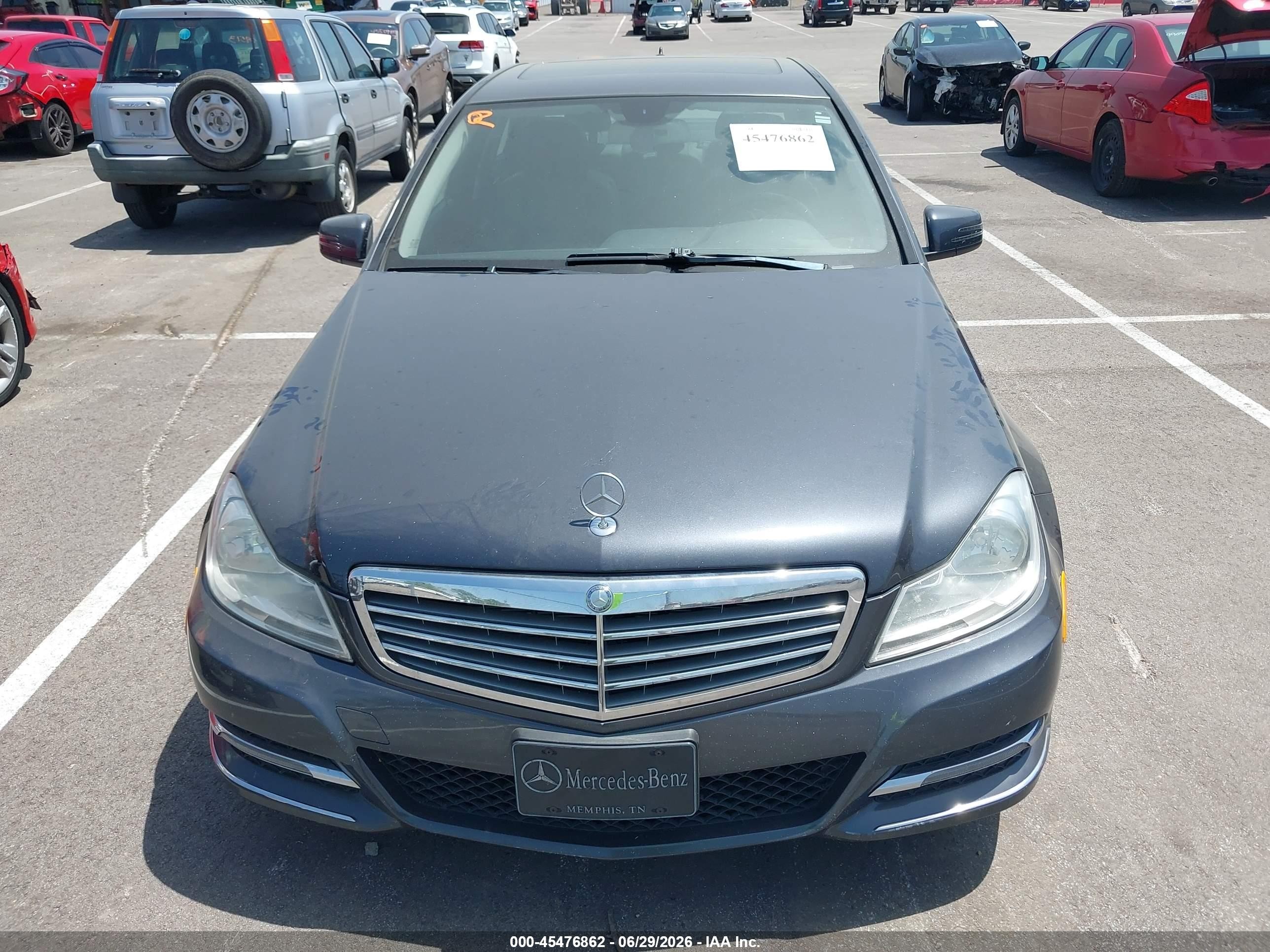 2013 Mercedes-benz C 300 Luxury 4matic Gray vin: WDDGF8AB7DR265131