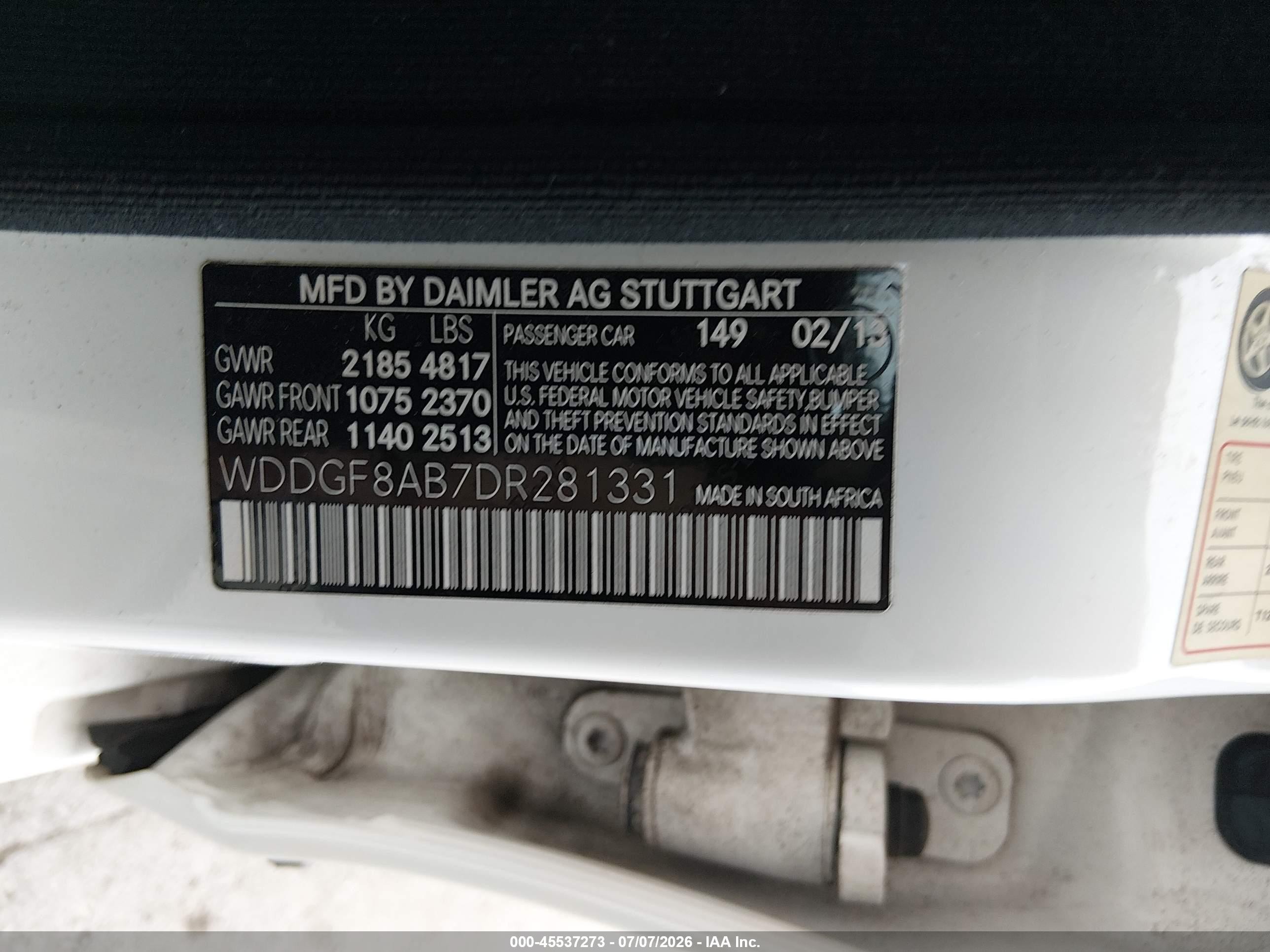 2013 Mercedes-benz C 300 Luxury 4matic White vin: WDDGF8AB7DR281331
