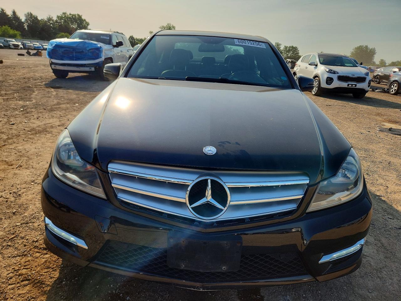2013 Mercedes-benz C 300 4matic Black vin: WDDGF8AB7DR283645
