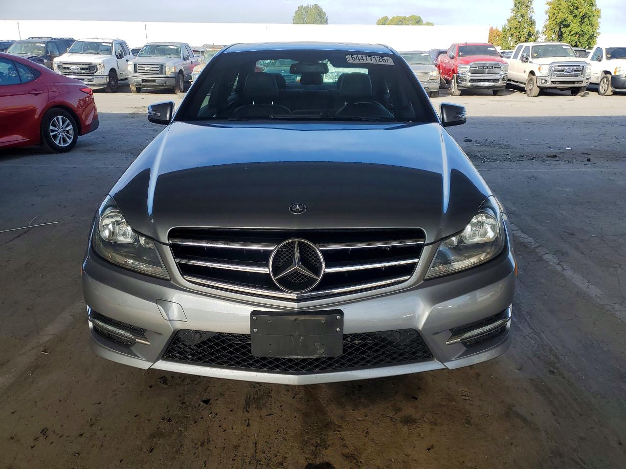 2014 Mercedes-benz C 300 4matic Silver vin: WDDGF8AB7EA943540