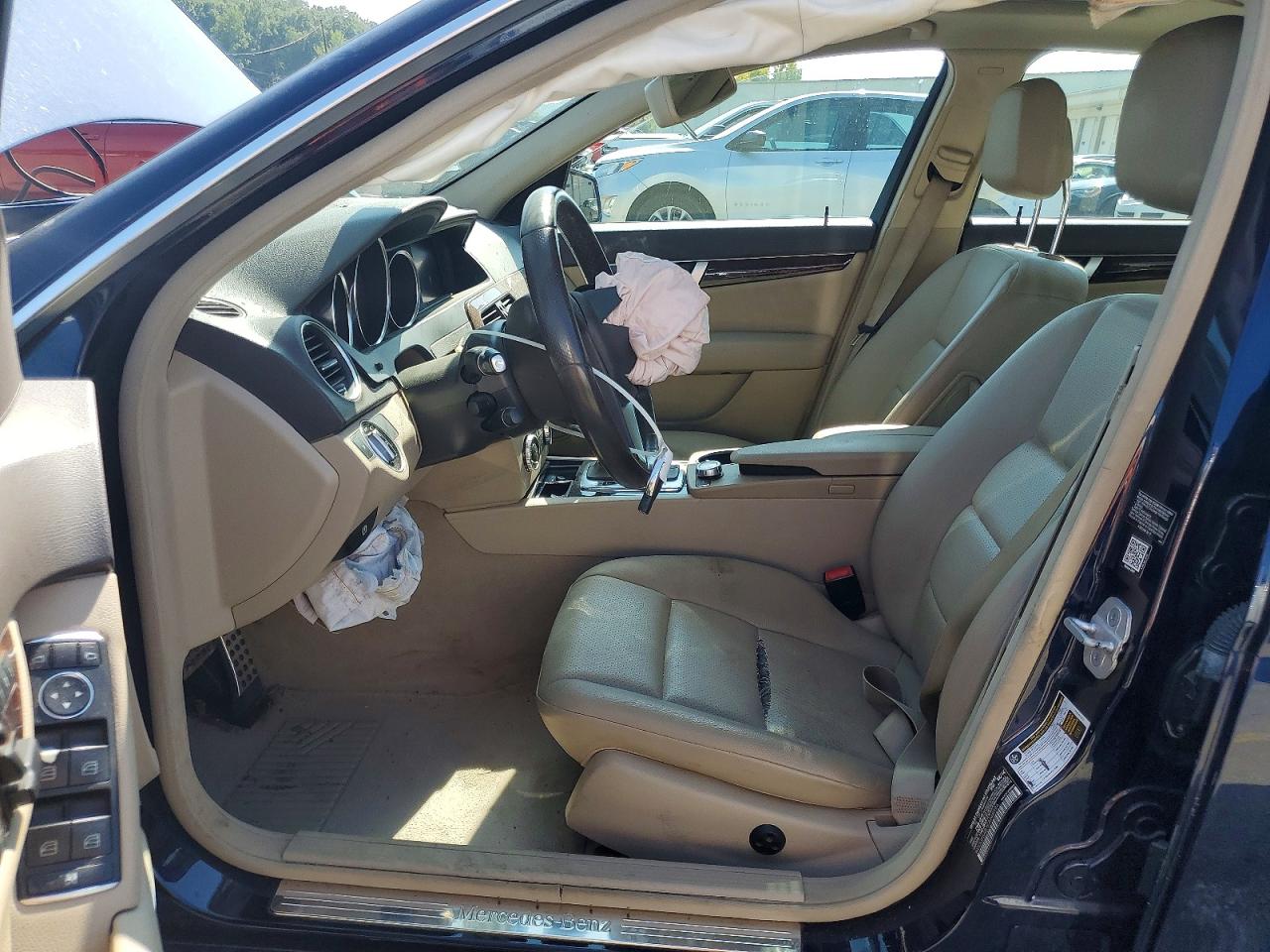 2014 Mercedes-benz C 300 4matic Blue vin: WDDGF8AB7EA948396