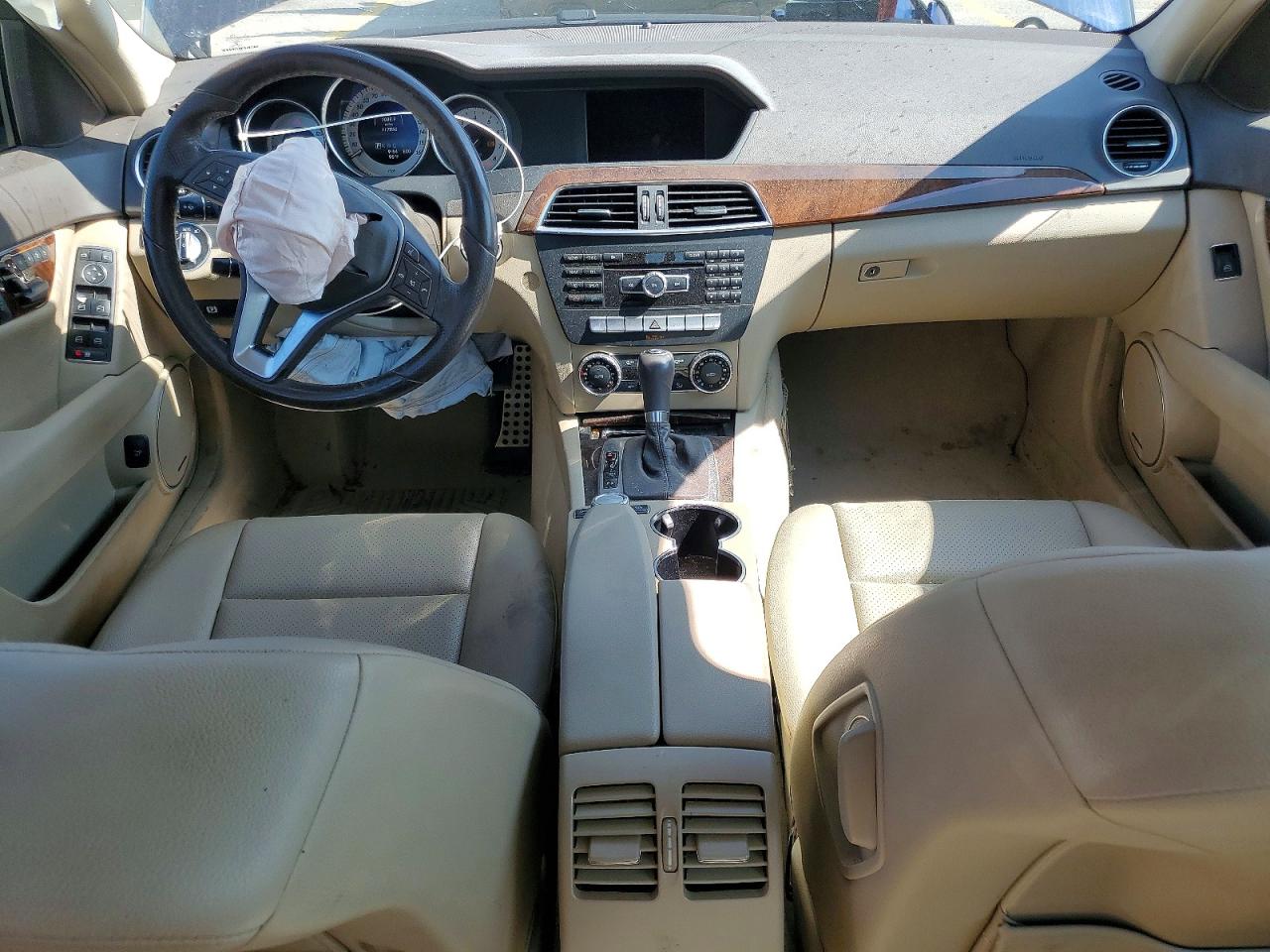 2014 Mercedes-benz C 300 4matic Blue vin: WDDGF8AB7EA948396