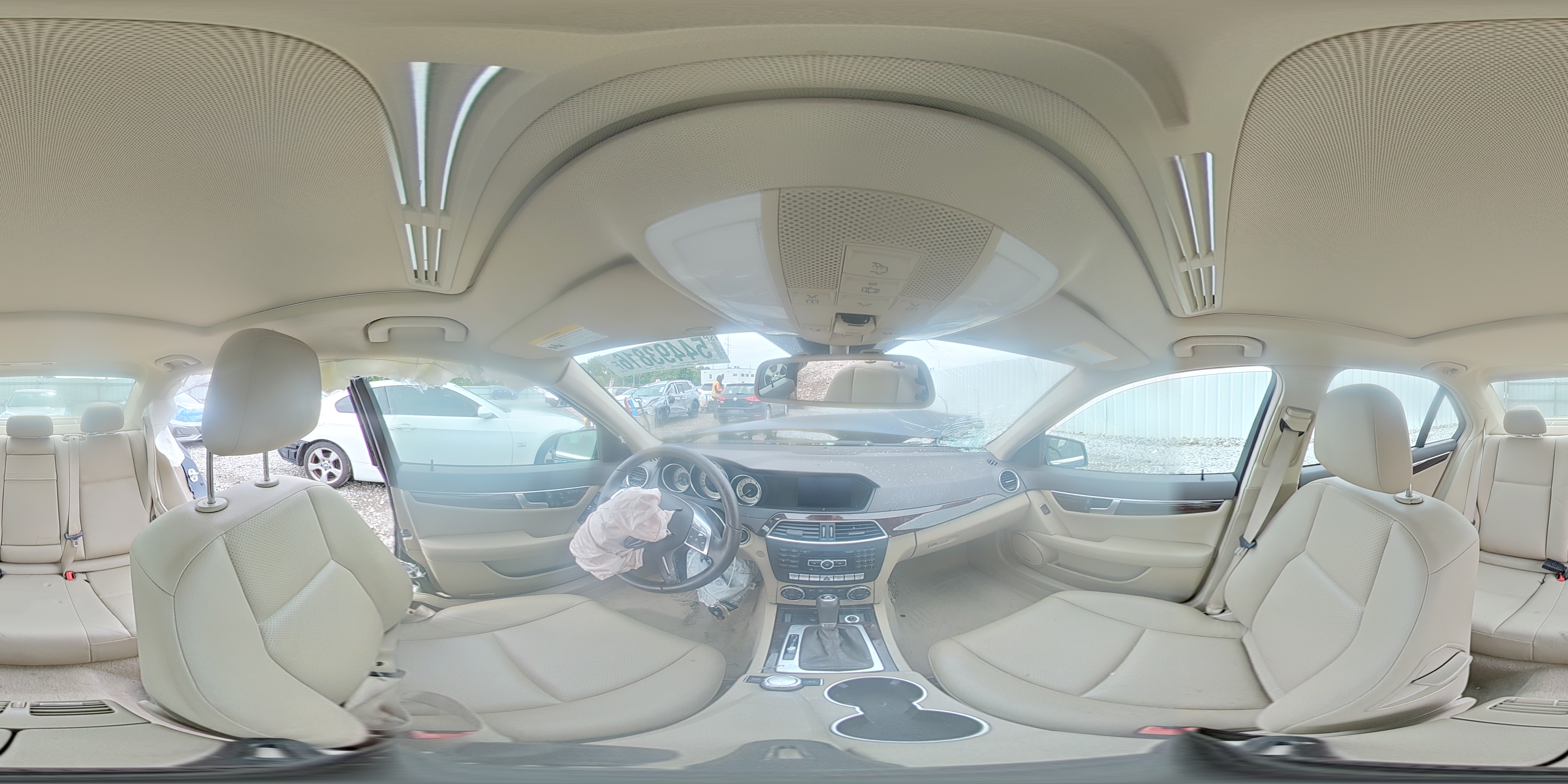 2014 Mercedes-benz C 300 4matic Blue vin: WDDGF8AB7EA957356