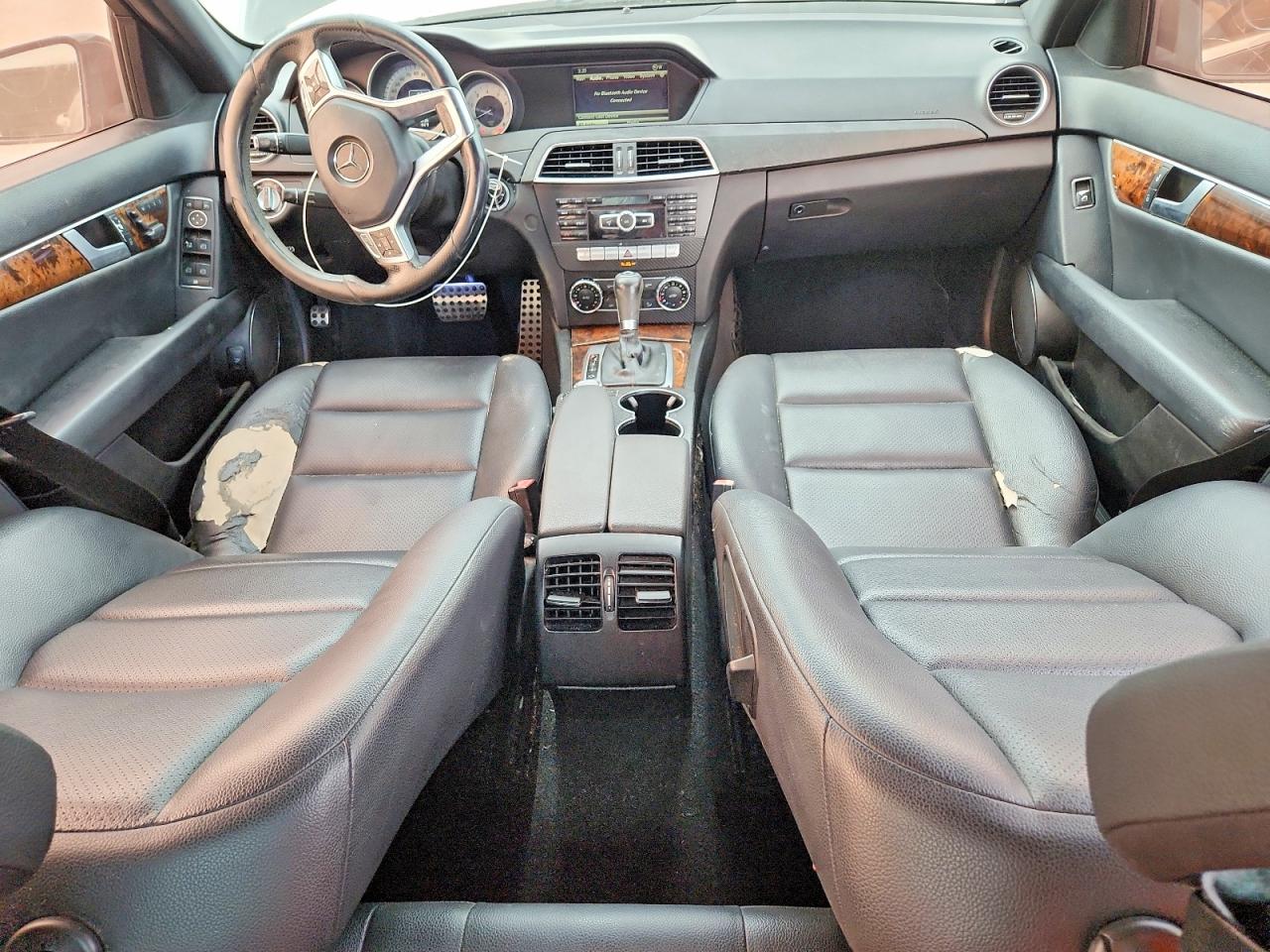 2014 Mercedes-benz C 300 4matic Black vin: WDDGF8AB7EG201054