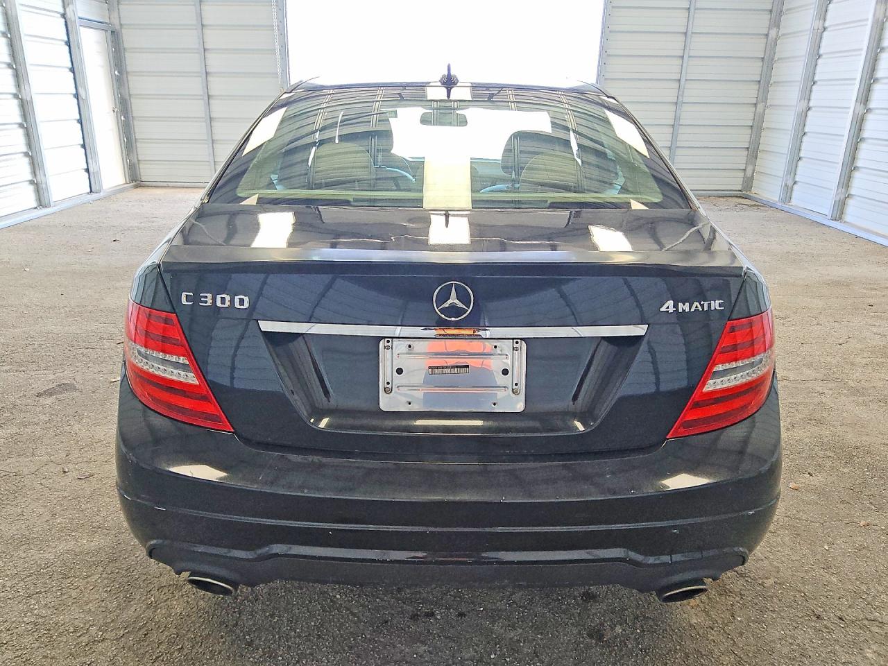 2014 Mercedes-benz C 300 4matic Black vin: WDDGF8AB7ER308920