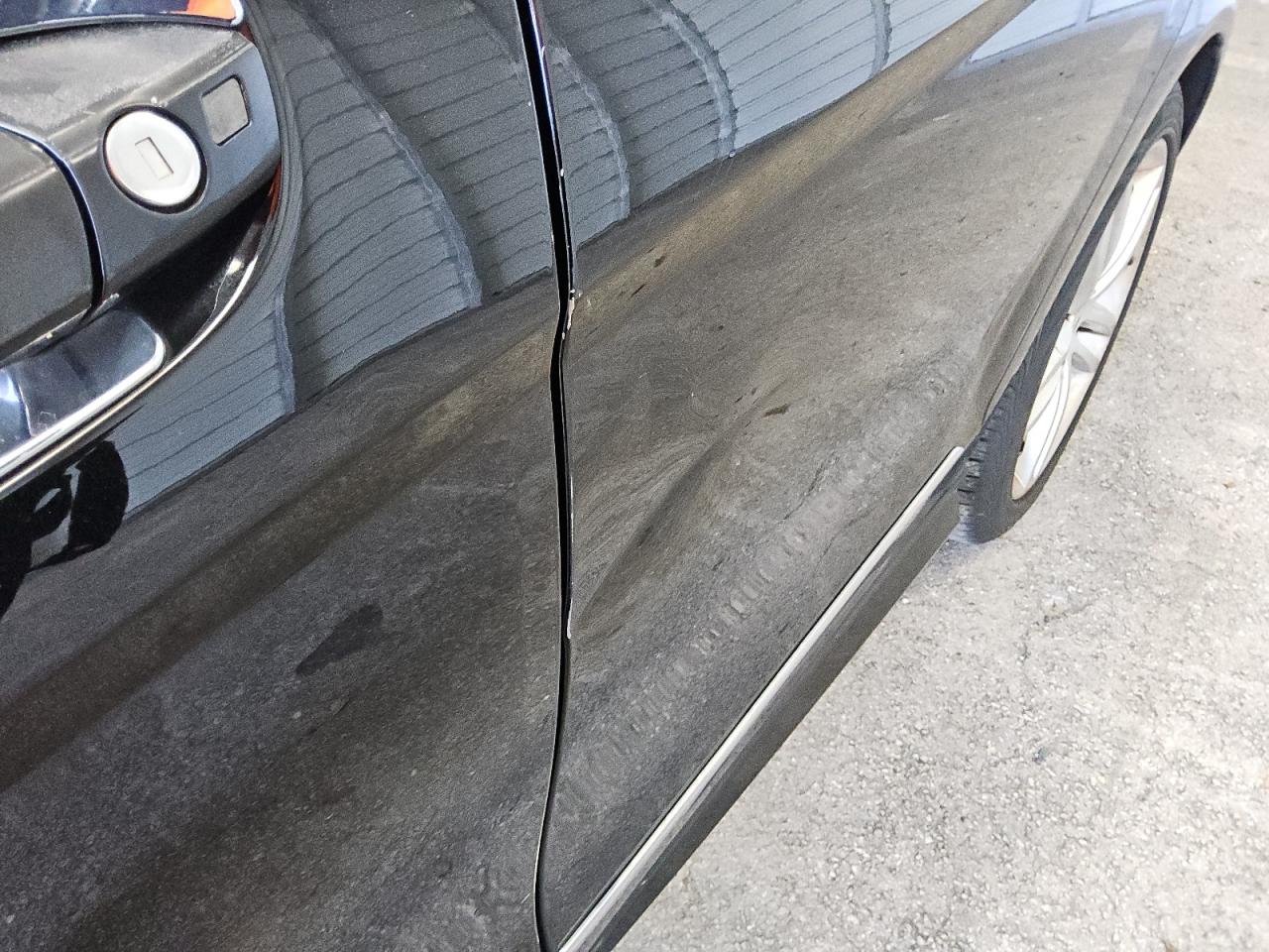 2014 Mercedes-benz C 300 4matic Black vin: WDDGF8AB7ER308920 Damage: Left Rear Door, Dent(S) W/No Paint Dmg, > 12 Inches