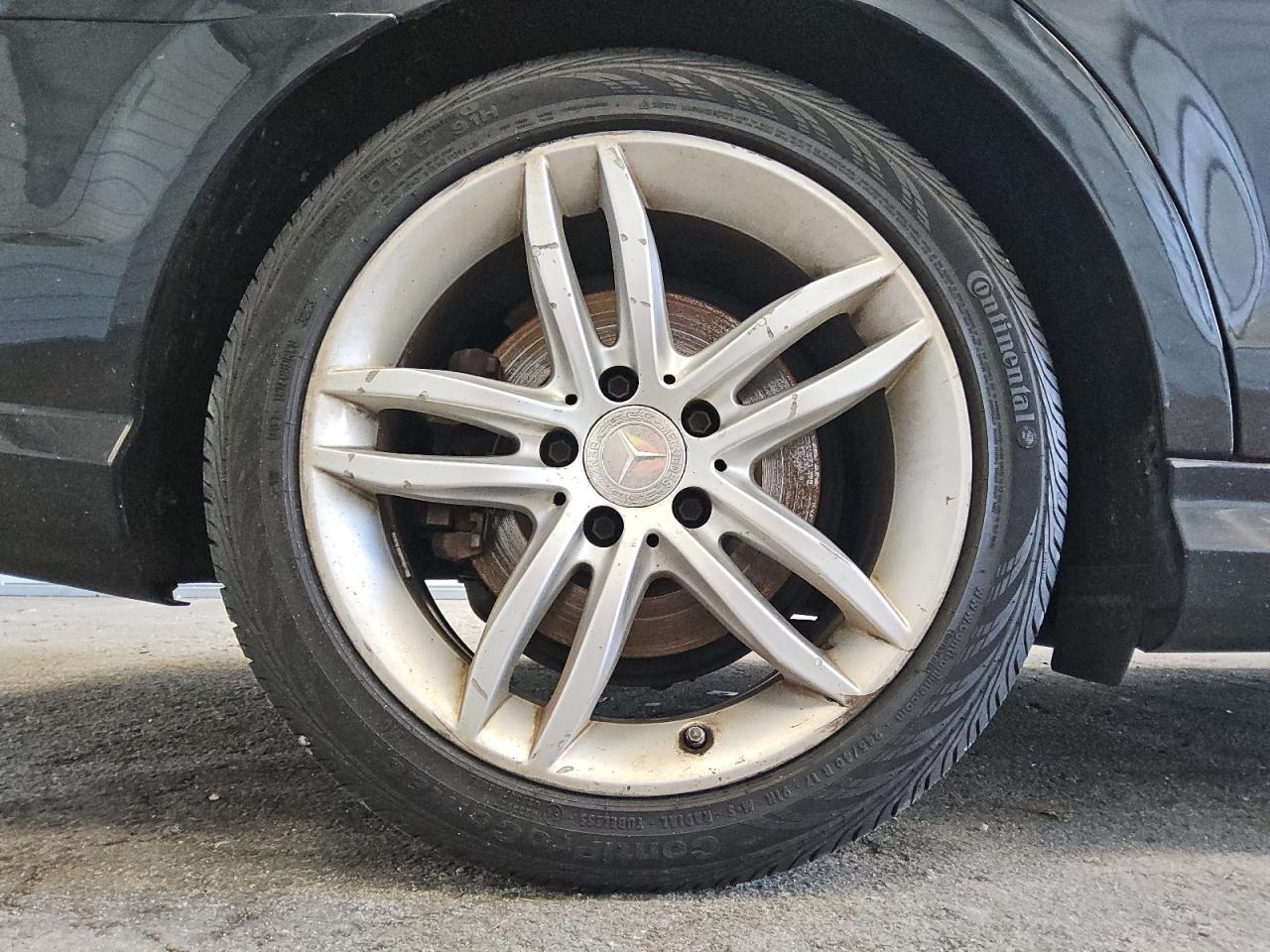 2014 Mercedes-benz C 300 4matic Black vin: WDDGF8AB7ER308920 Damage: Right Rear Wheel, Curb Rash, > 12 Inches