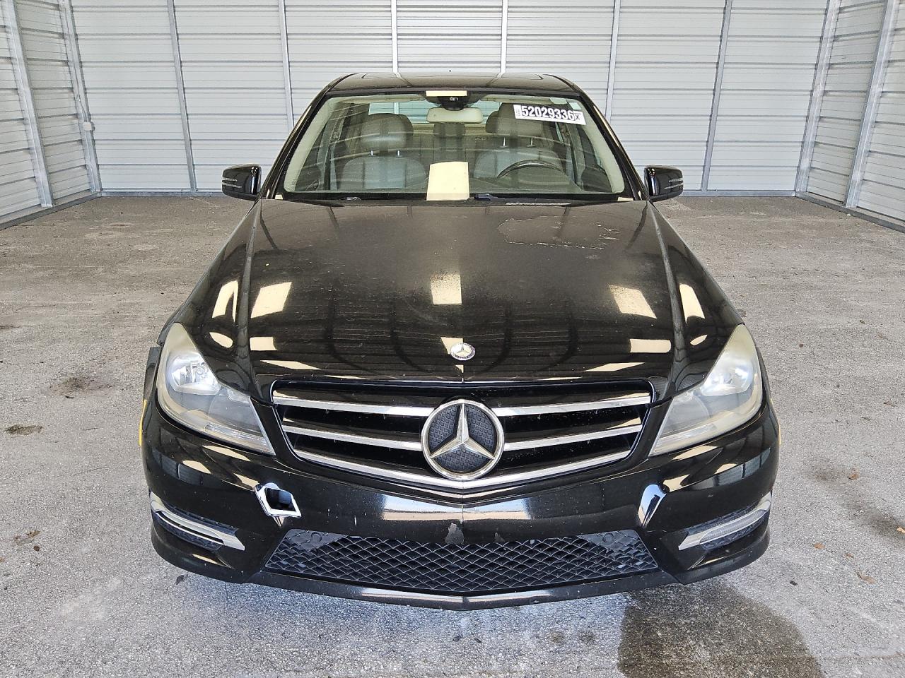 2014 Mercedes-benz C 300 4matic Black vin: WDDGF8AB7ER308920 Damage: Left Head Lamp, Faded, Repair Required