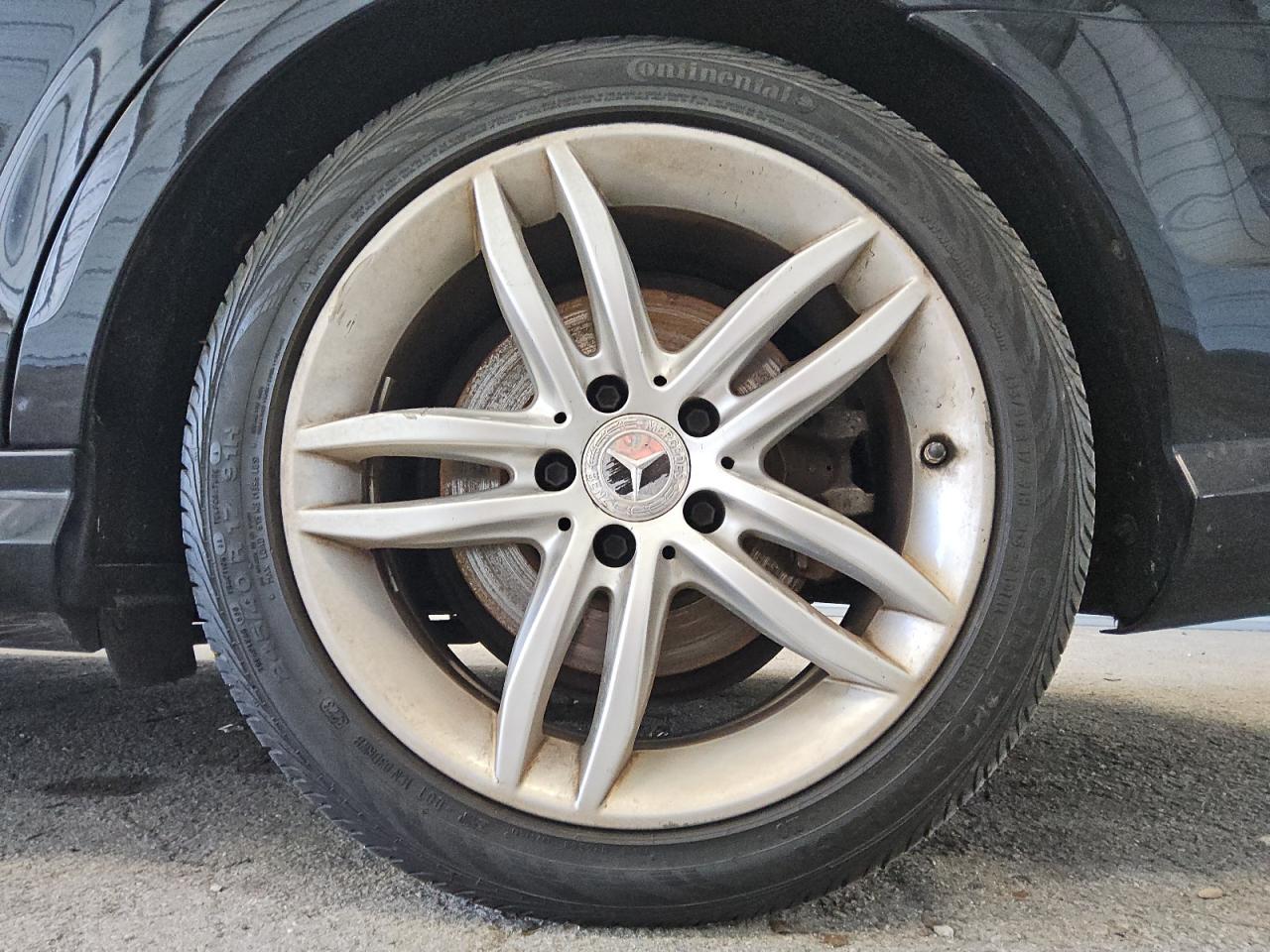 2014 Mercedes-benz C 300 4matic Black vin: WDDGF8AB7ER308920 Damage: Left Rear Wheel, Chipped, 4