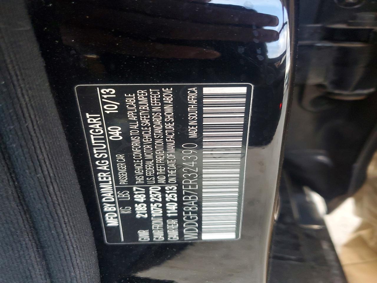 2014 Mercedes-benz C 300 4matic Black vin: WDDGF8AB7ER324390