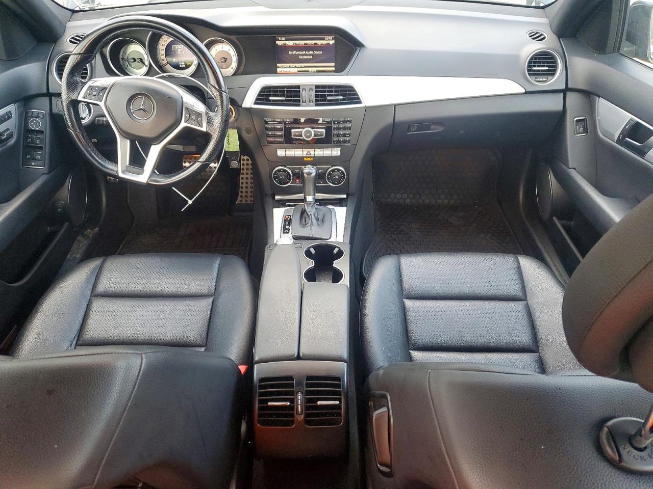 2014 Mercedes-benz C 300 4matic Black vin: WDDGF8AB7ER324390