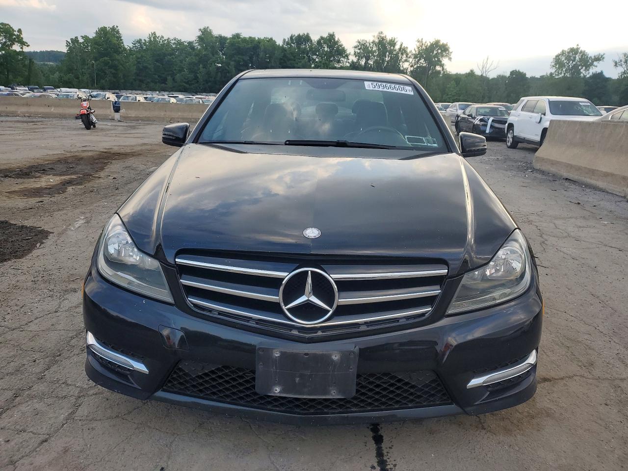 2014 Mercedes-benz C 300 4matic Black vin: WDDGF8AB7ER324390